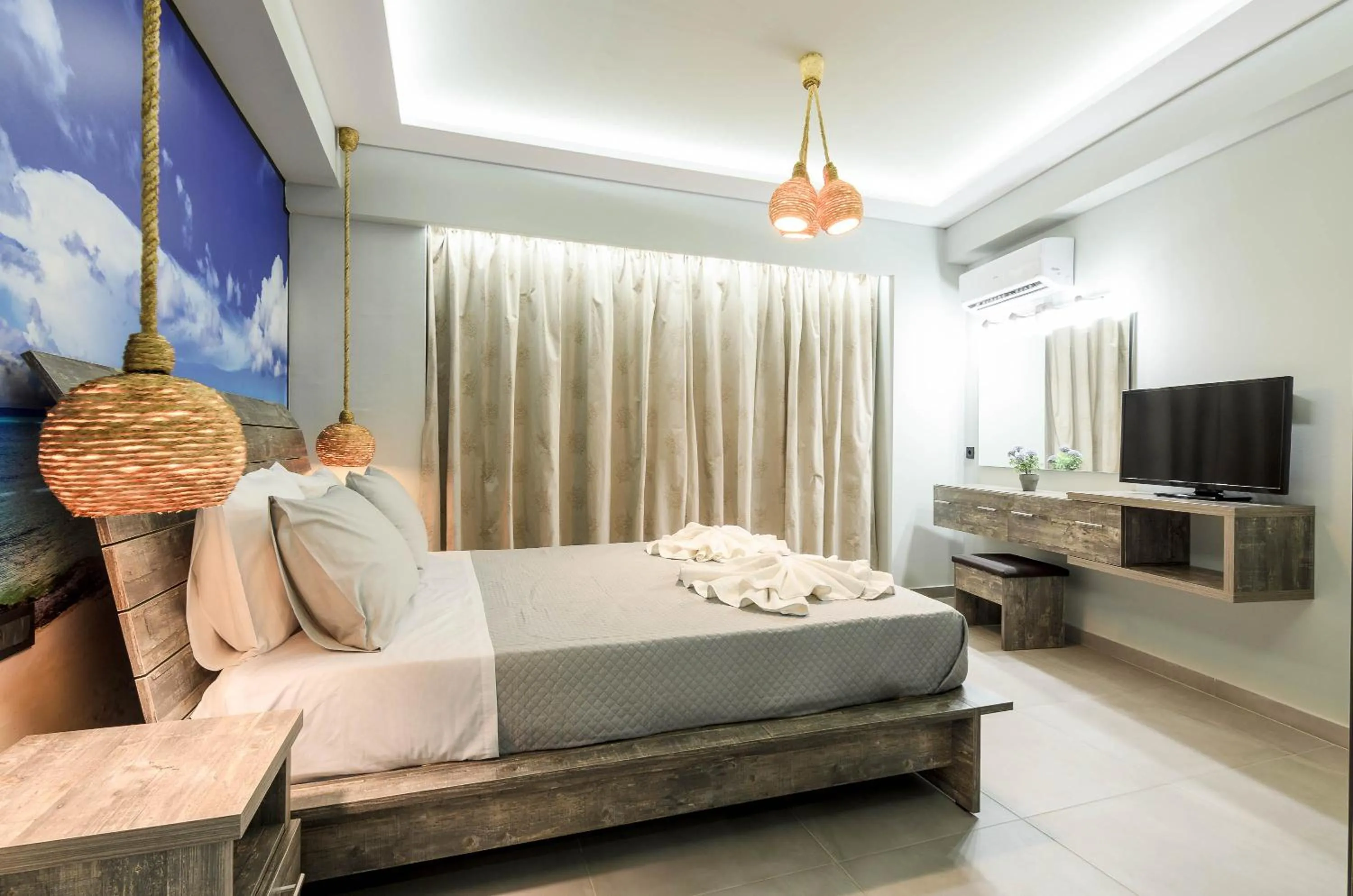 Bed in Artemis Apartments