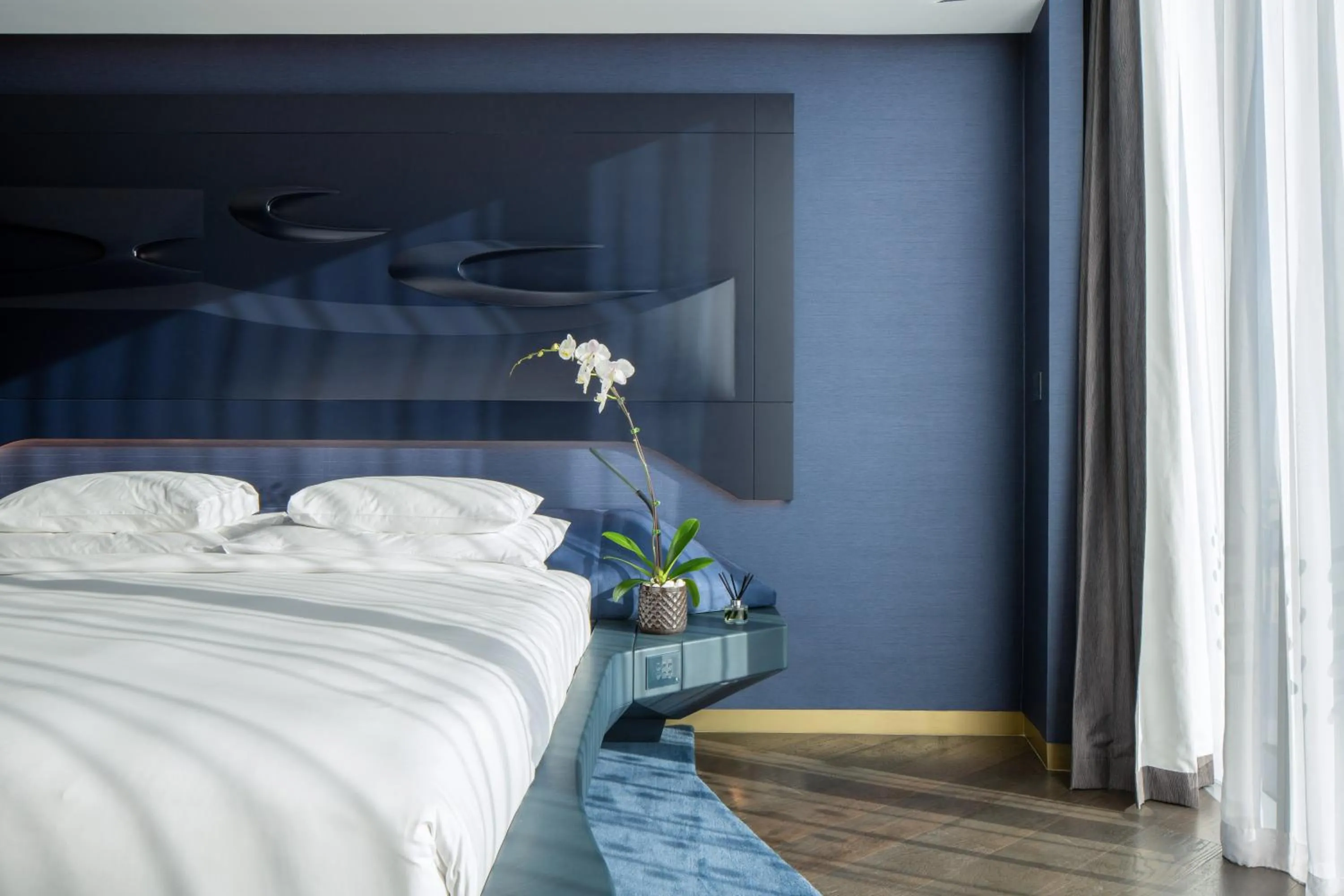 Bed in ME Dubai Residences