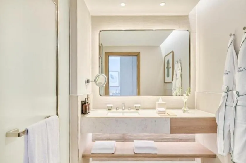 Bathroom in Apartment at Vida Marina Resort Marassi