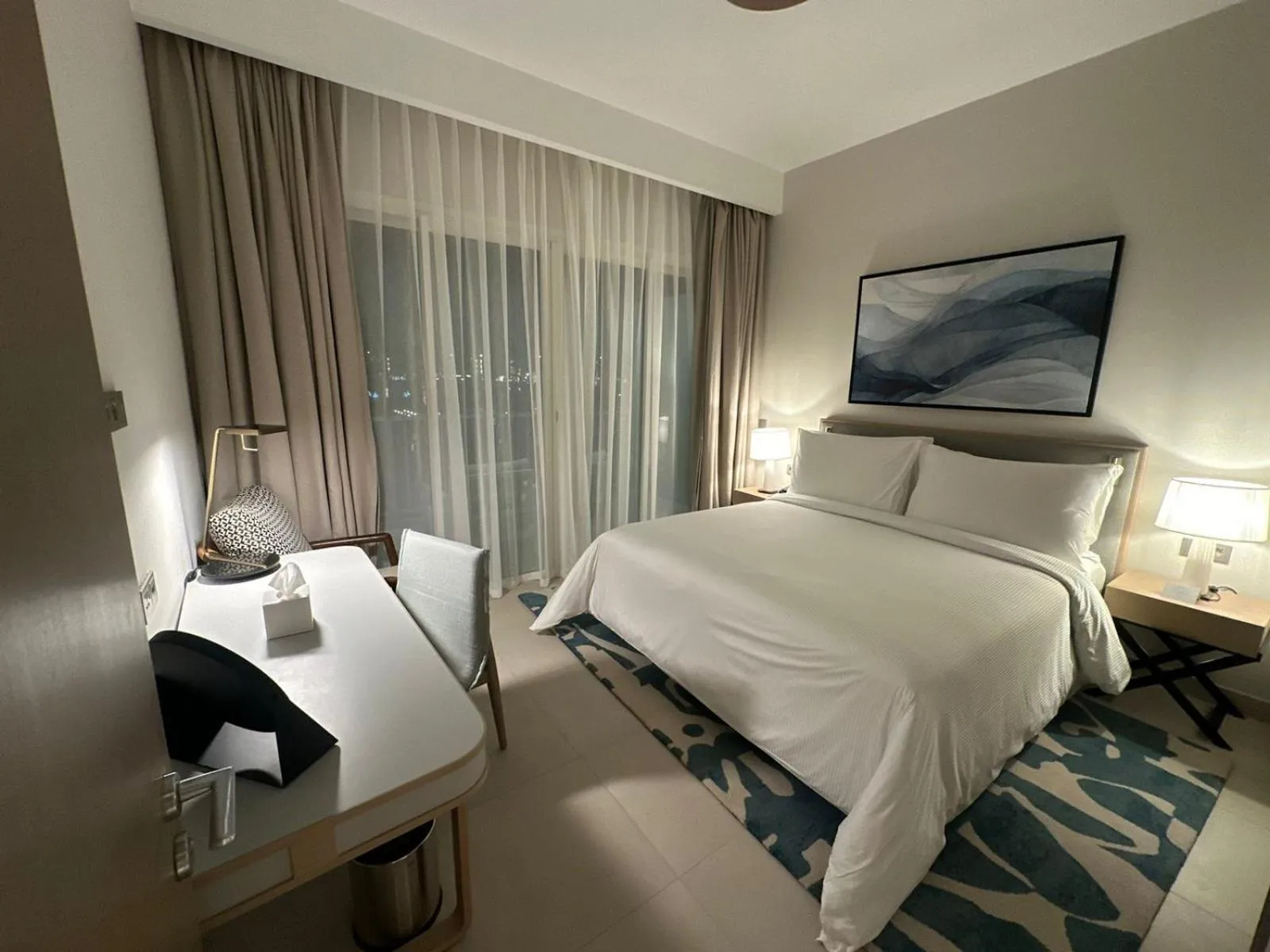 Bedroom, Bed in Apartment at Vida Marina Resort Marassi