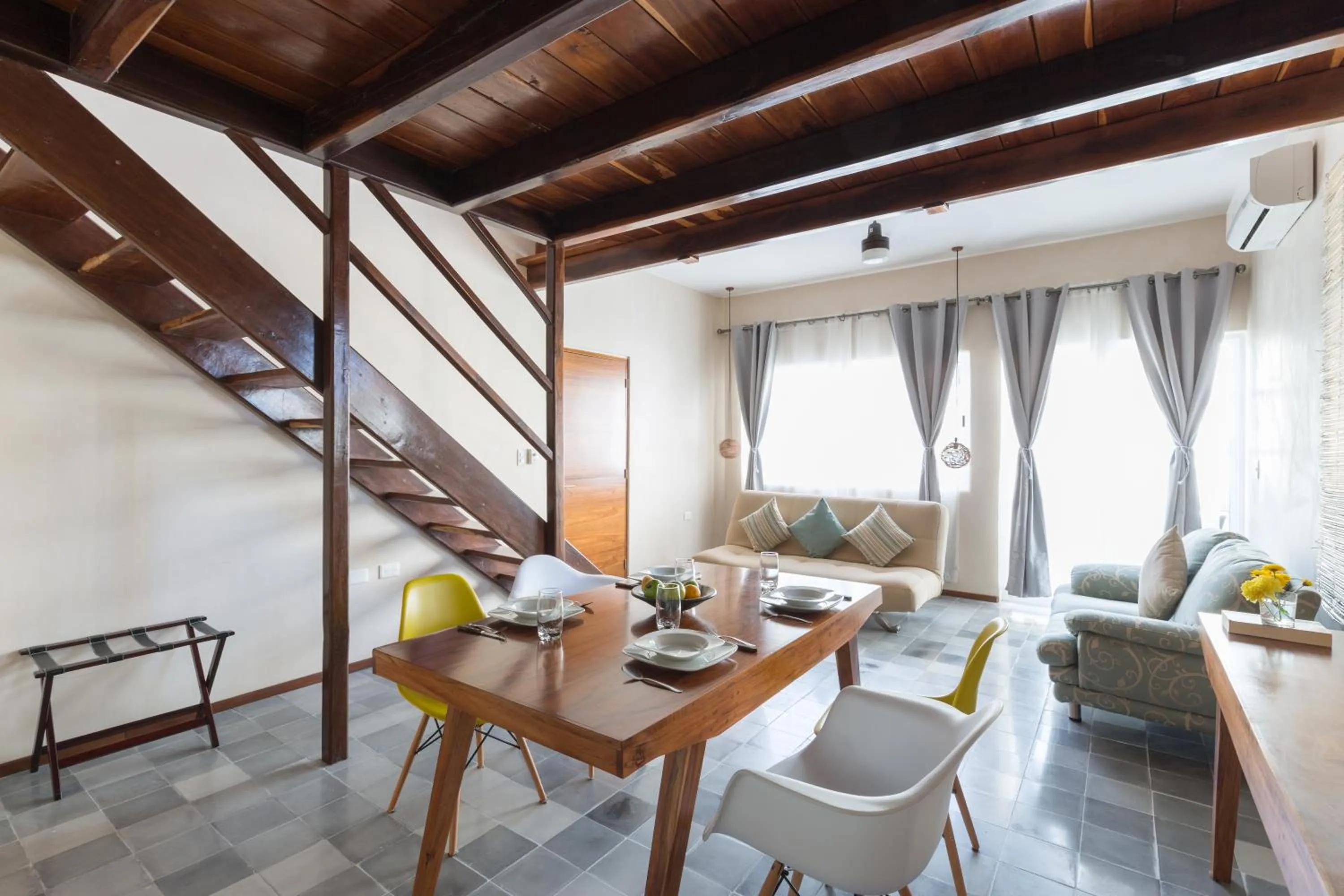 Seating area in Quinta Margarita - Boho Chic Hotel