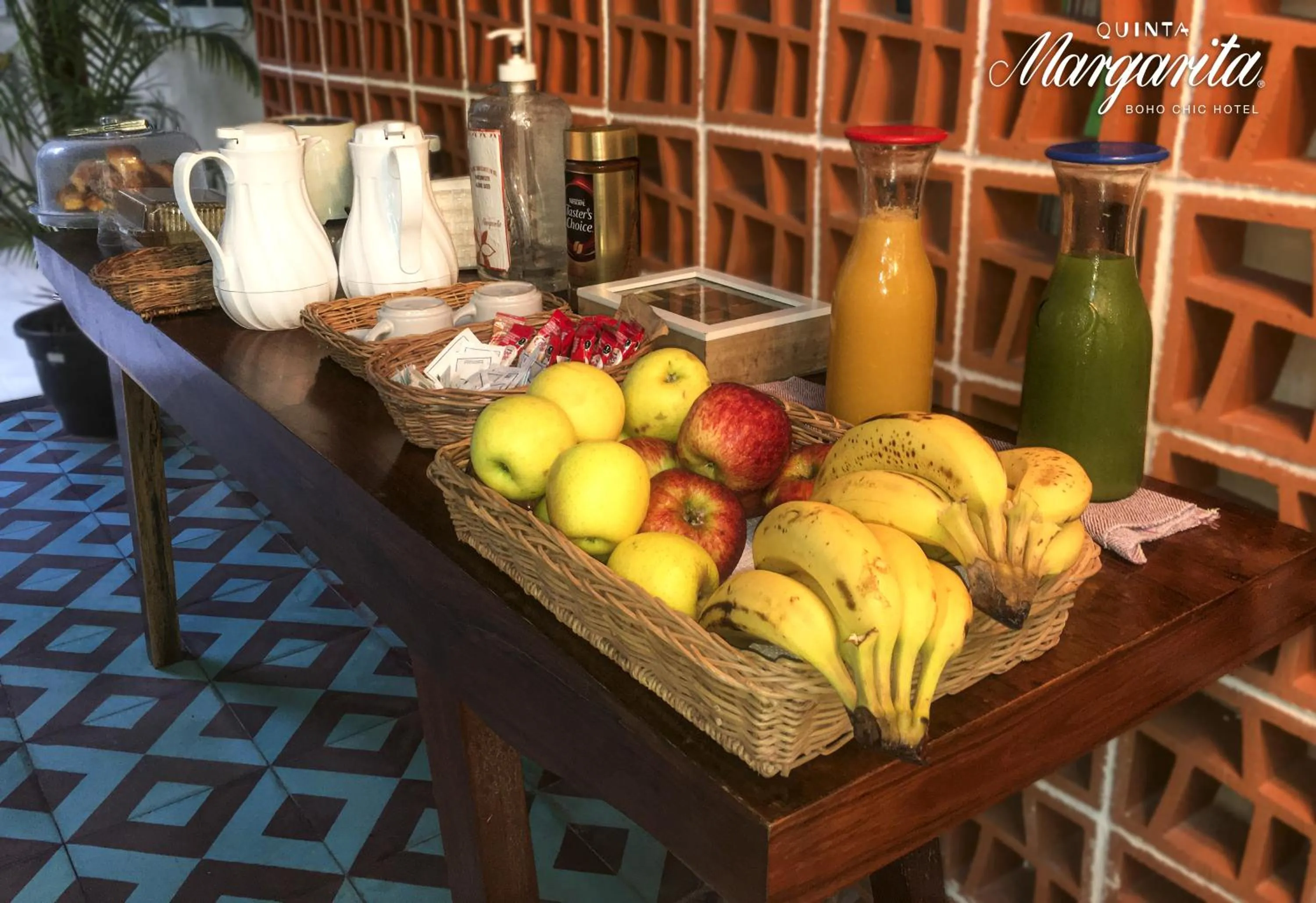 Breakfast in Quinta Margarita - Boho Chic Hotel