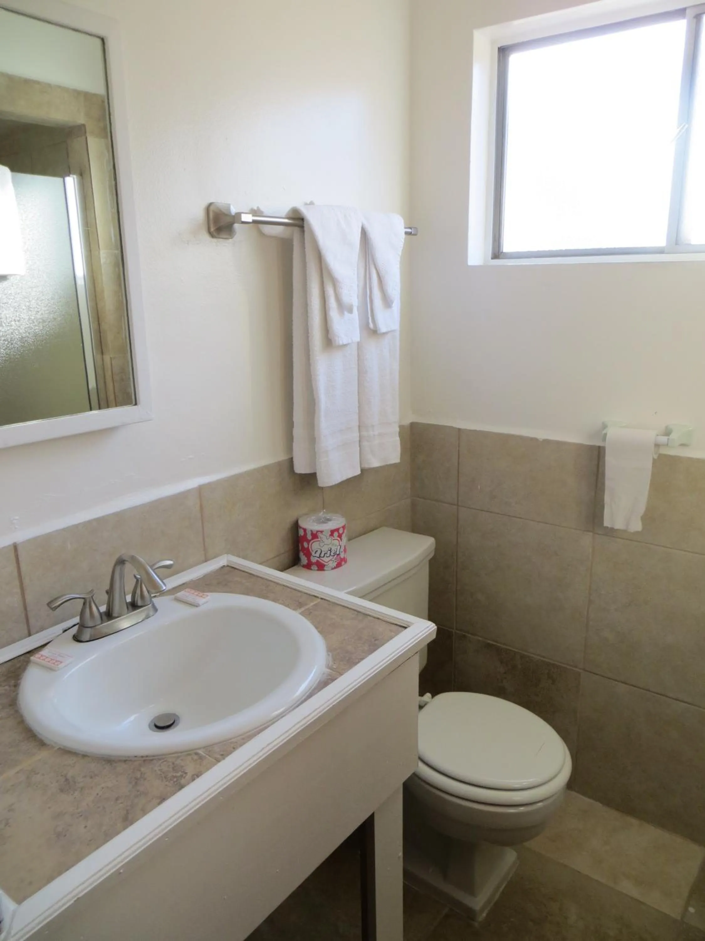 Bathroom in Capri Motel