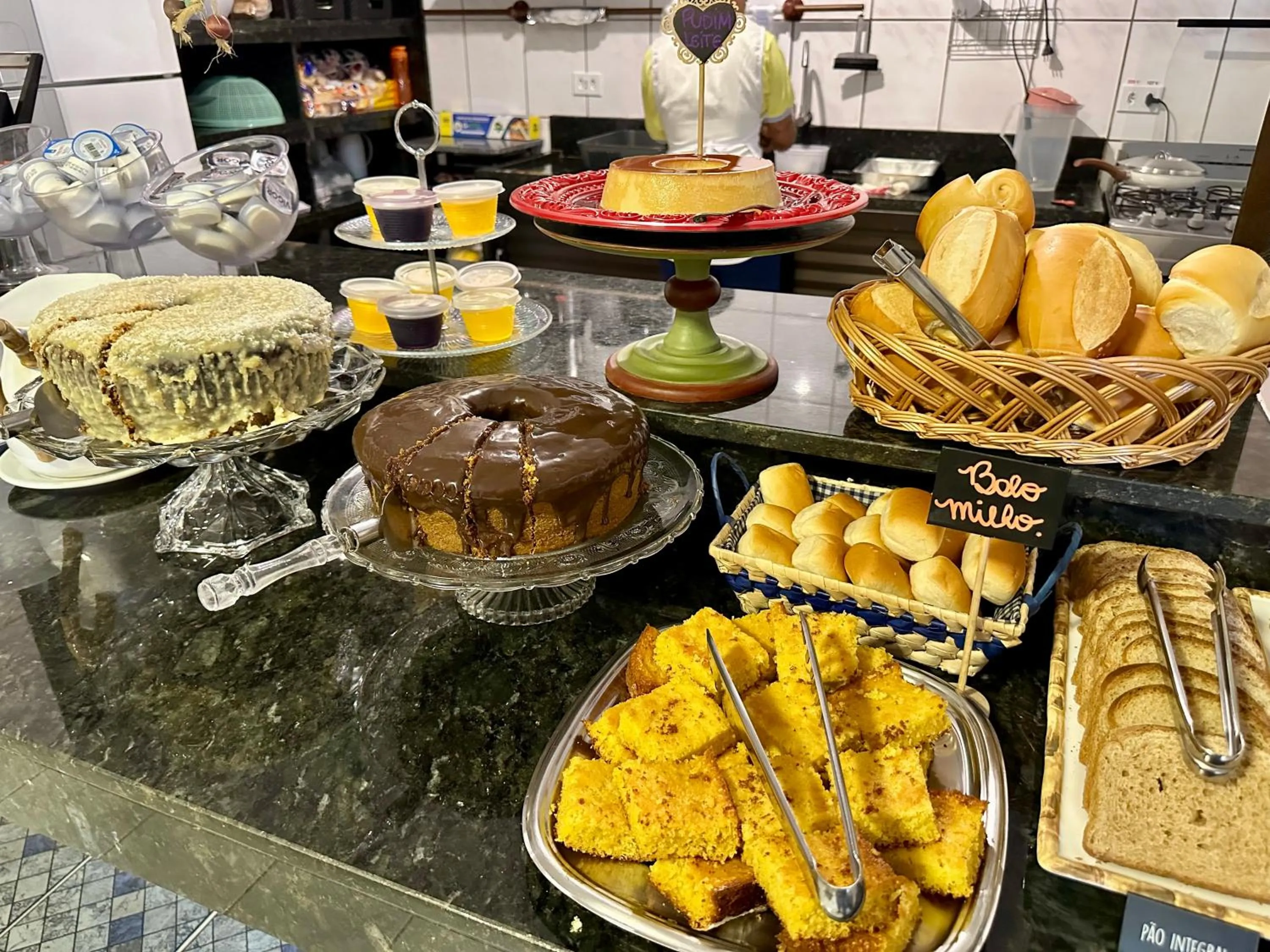 Breakfast in Pousada Amanhecer do Itaguá