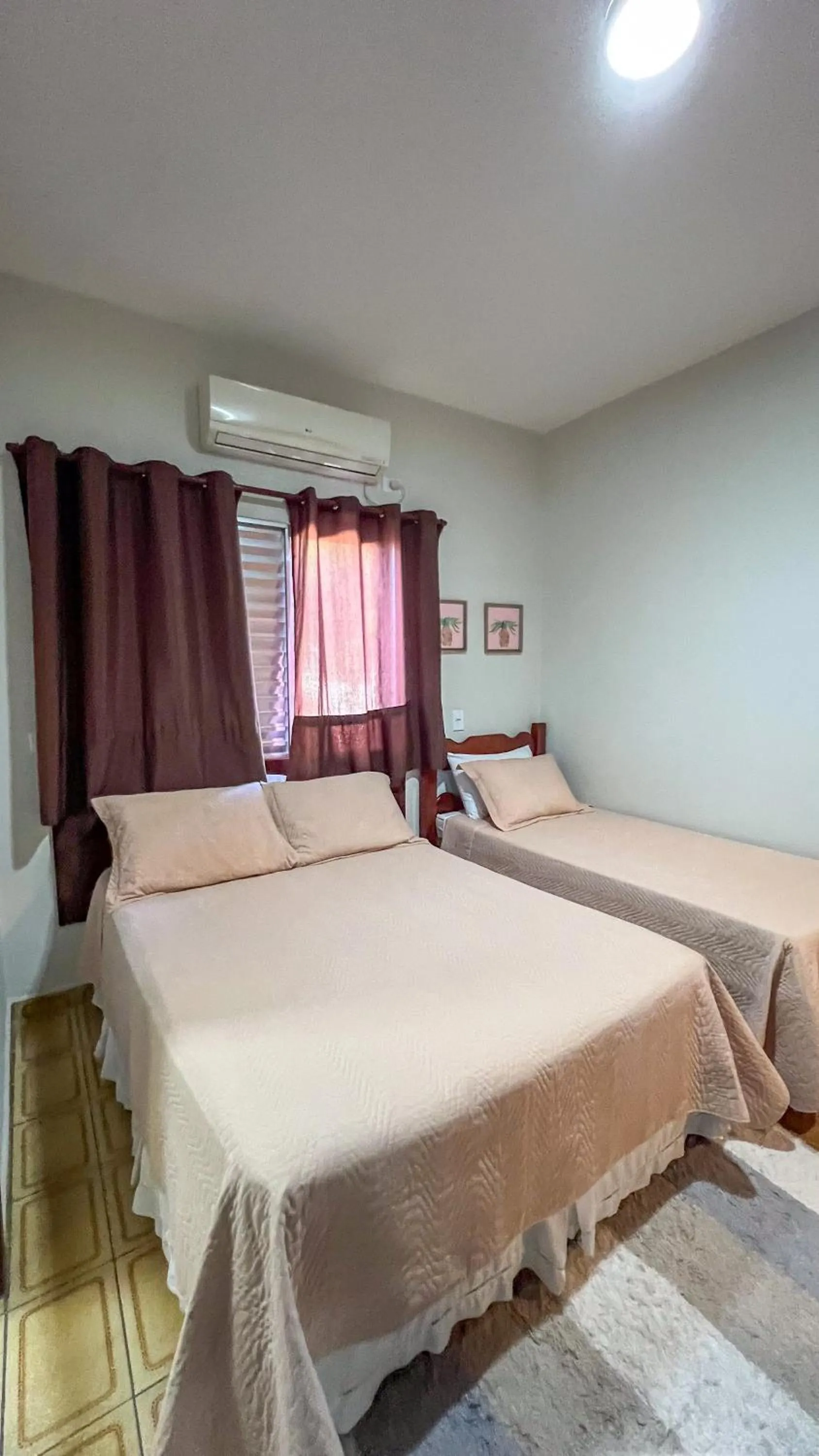 Bed in Pousada Amanhecer do Itaguá