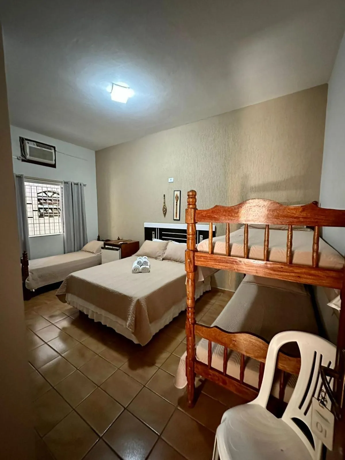 Photo of the whole room in Pousada Amanhecer do Itaguá