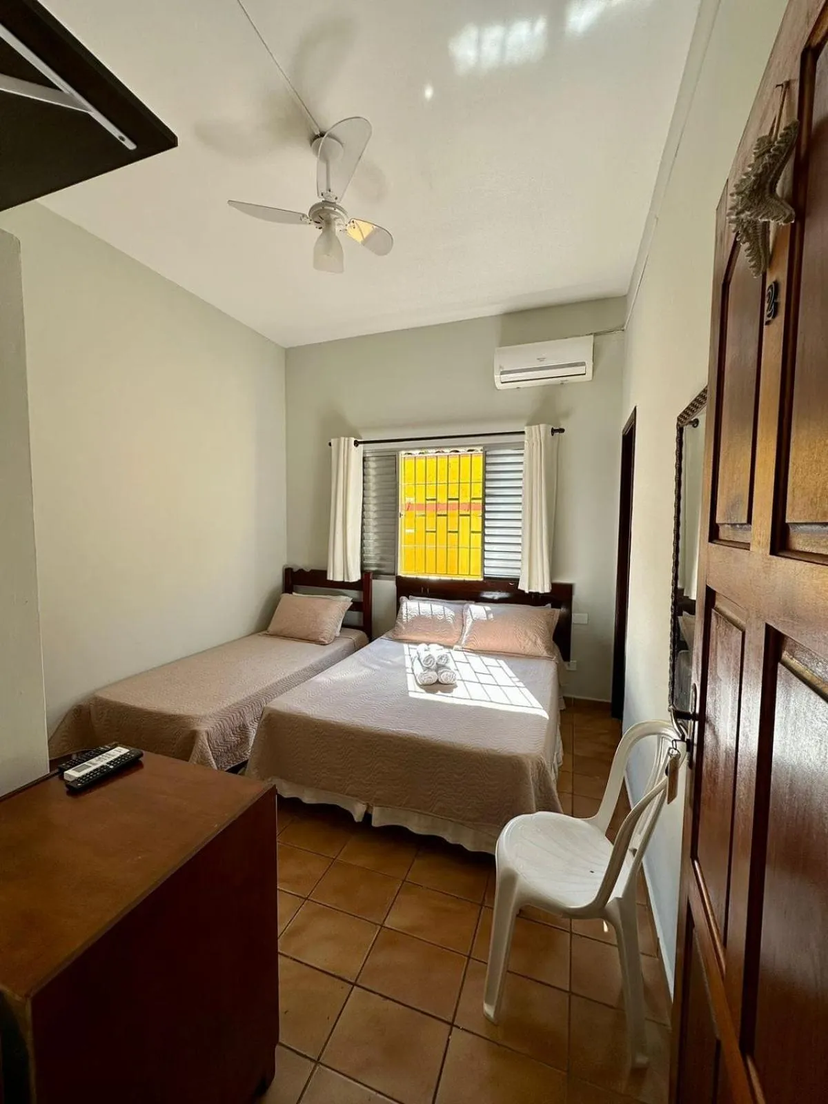 Bed in Pousada Amanhecer do Itaguá