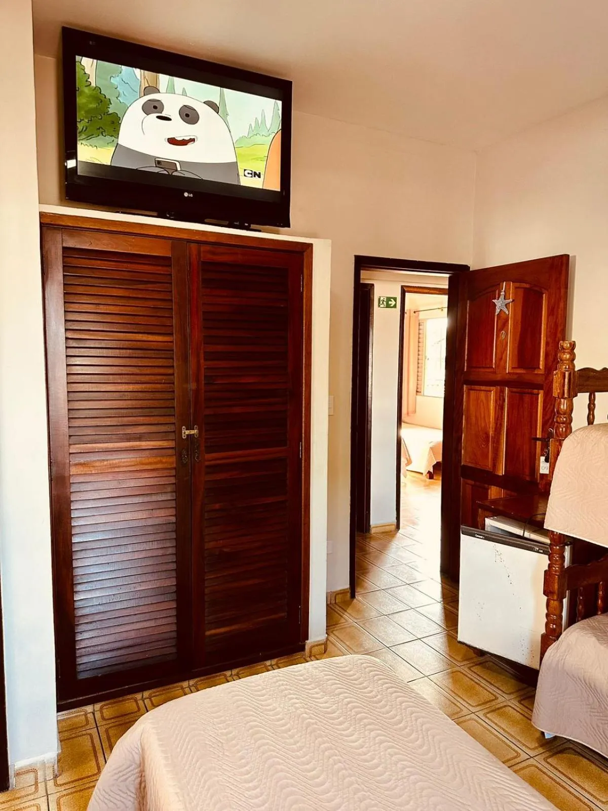 Bed in Pousada Amanhecer do Itaguá