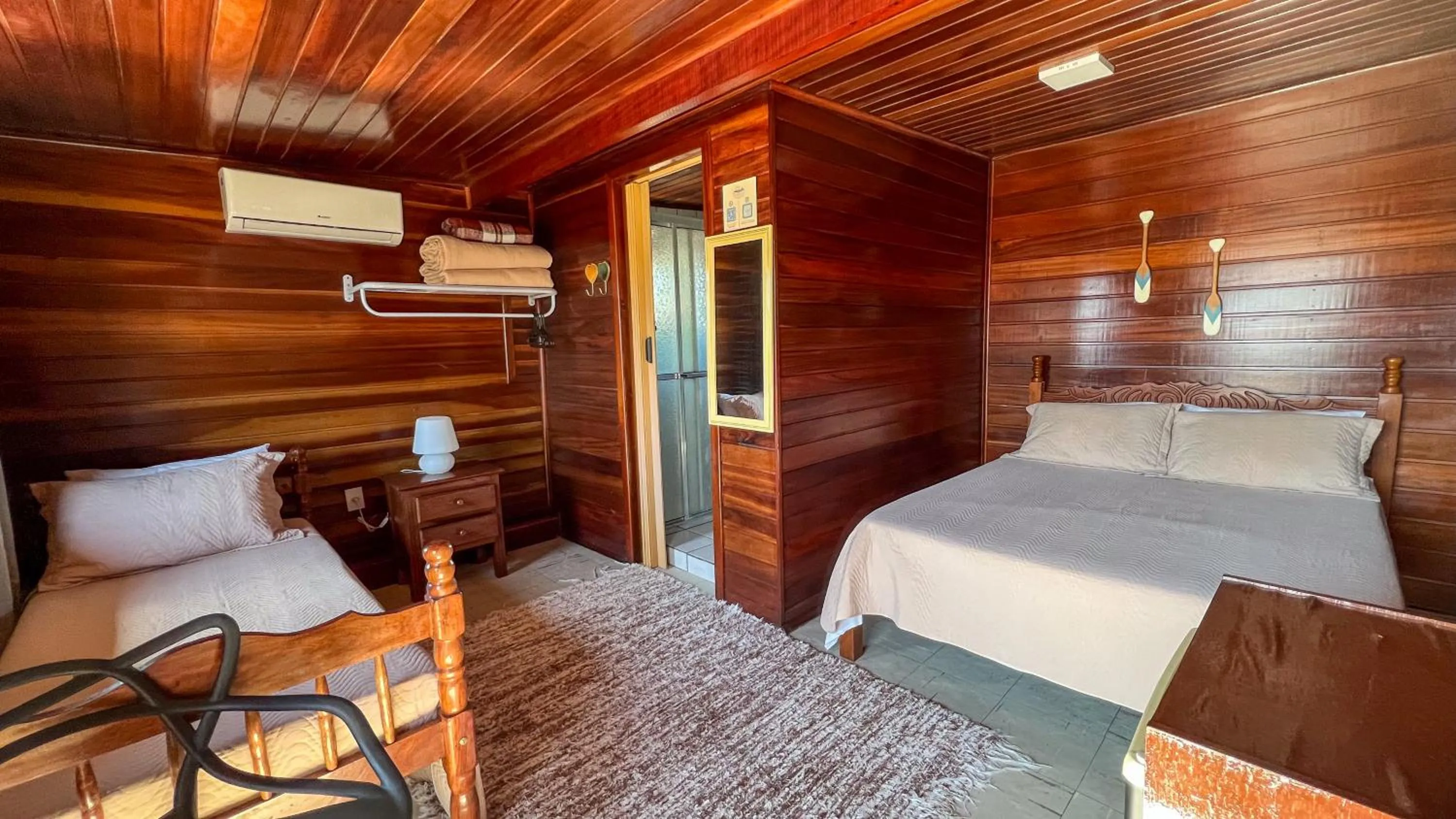 Bed in Pousada Amanhecer do Itaguá