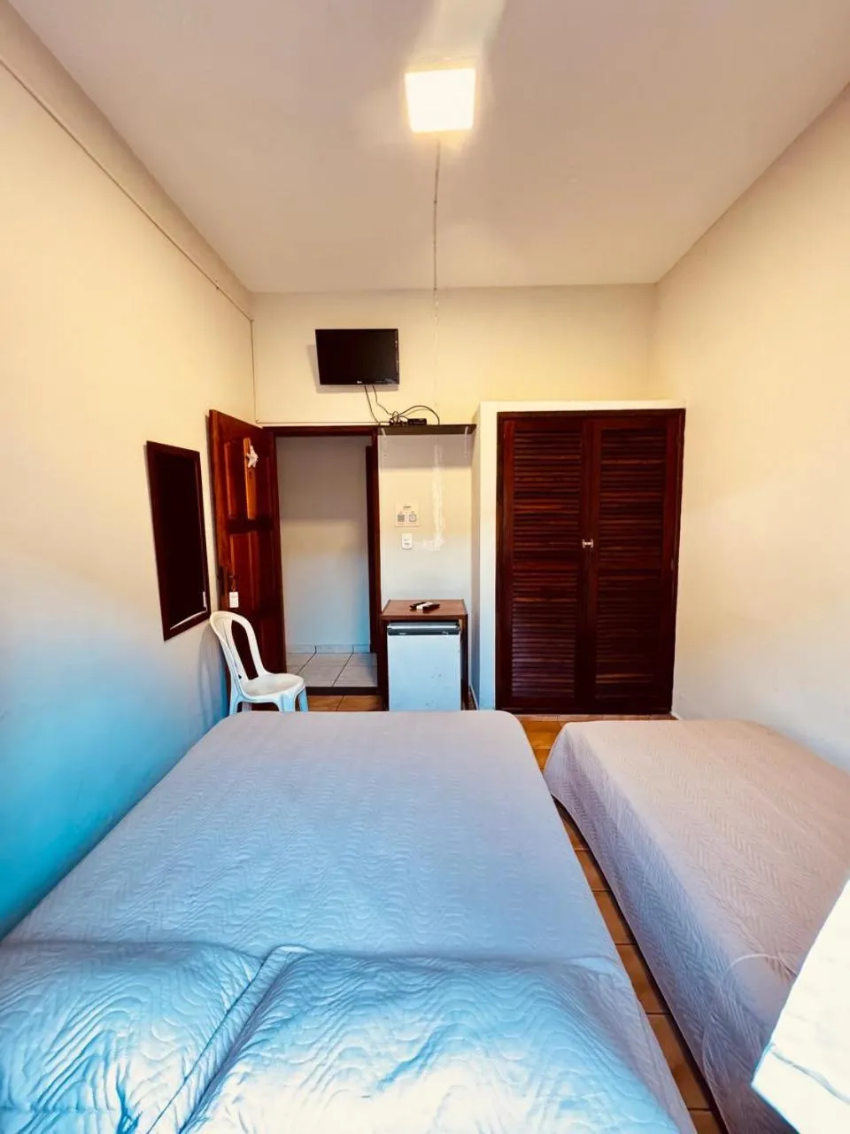 Bed in Pousada Amanhecer do Itaguá