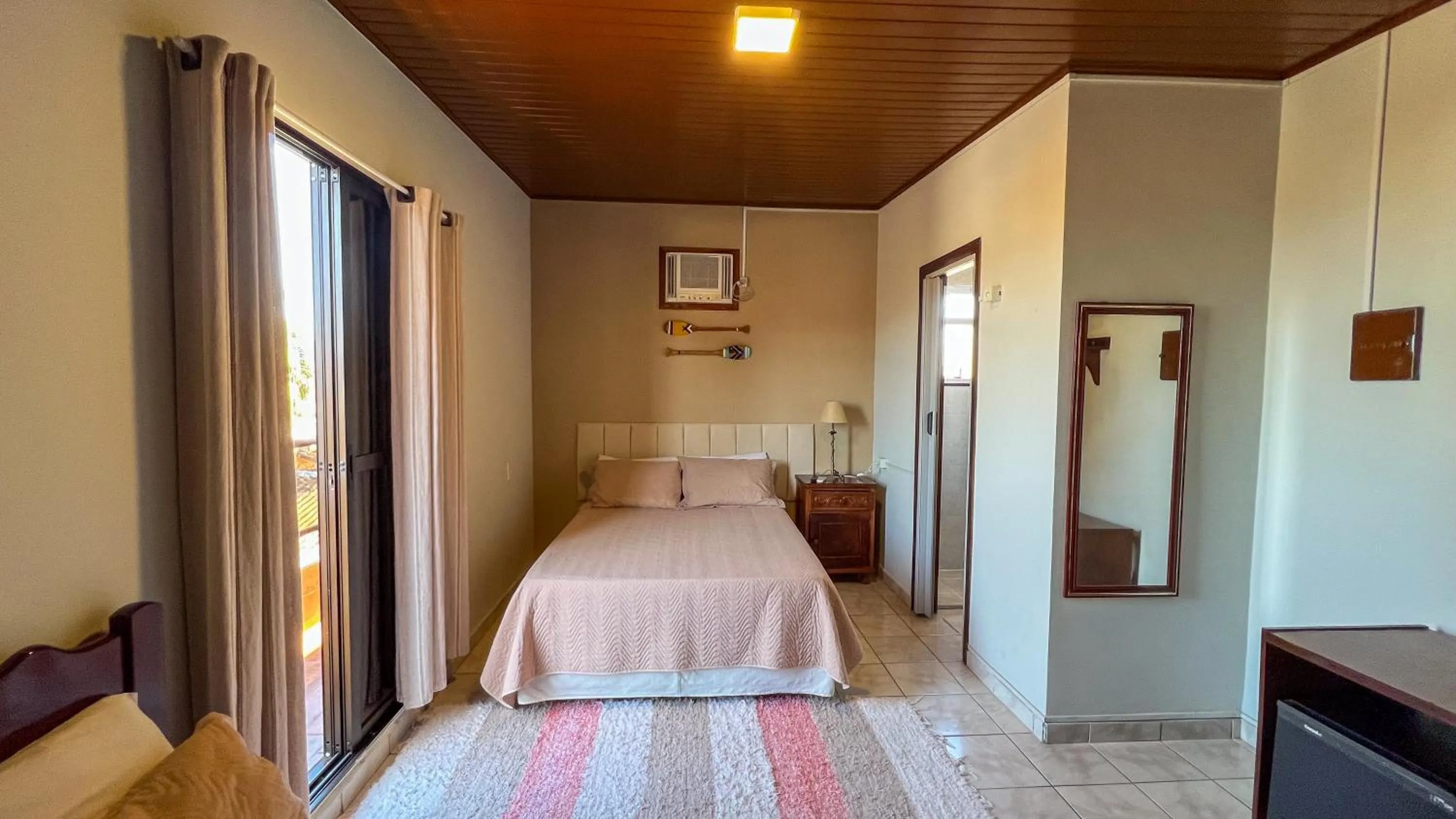 Bed in Pousada Amanhecer do Itaguá