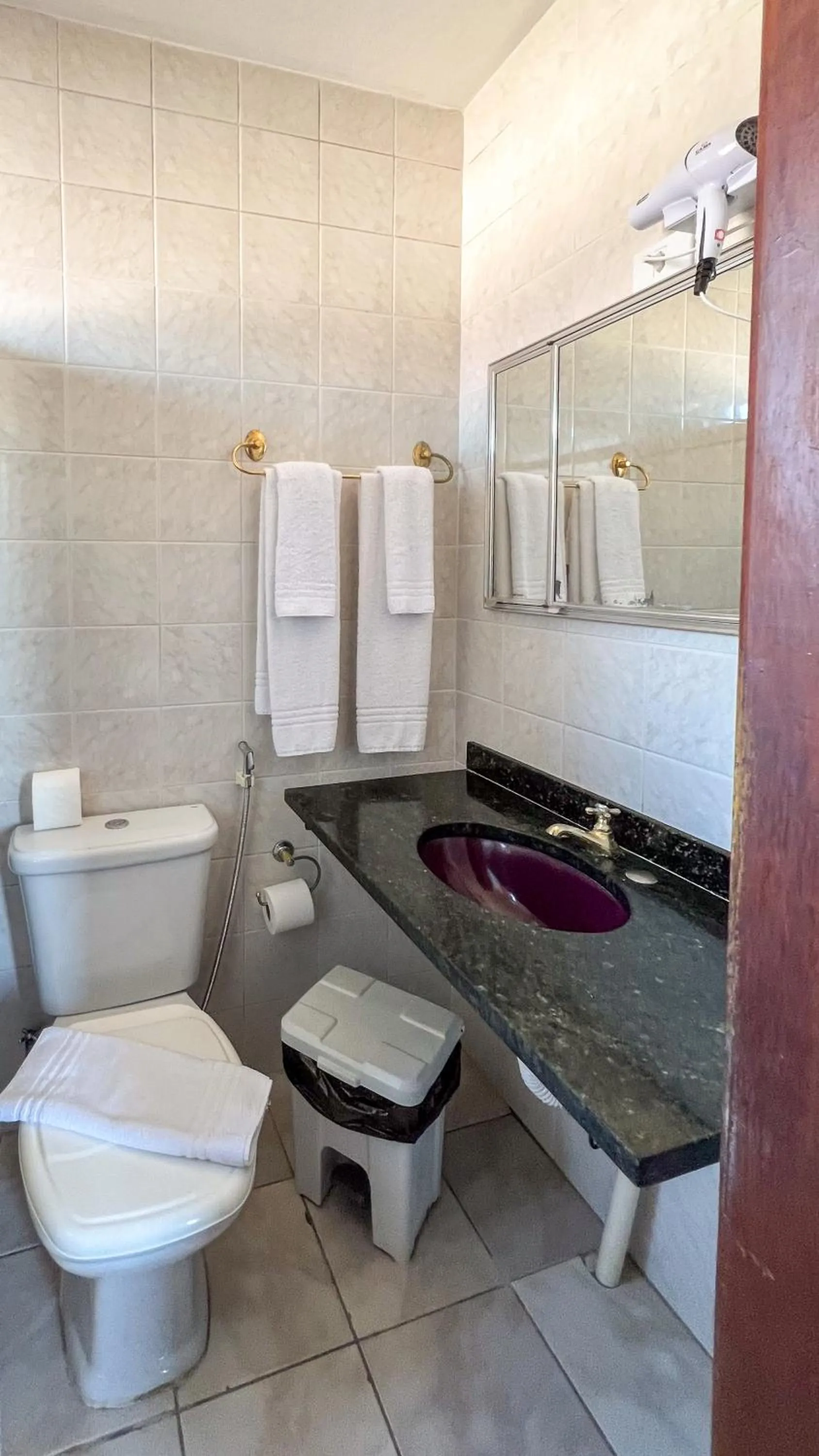 Toilet in Pousada Amanhecer do Itaguá