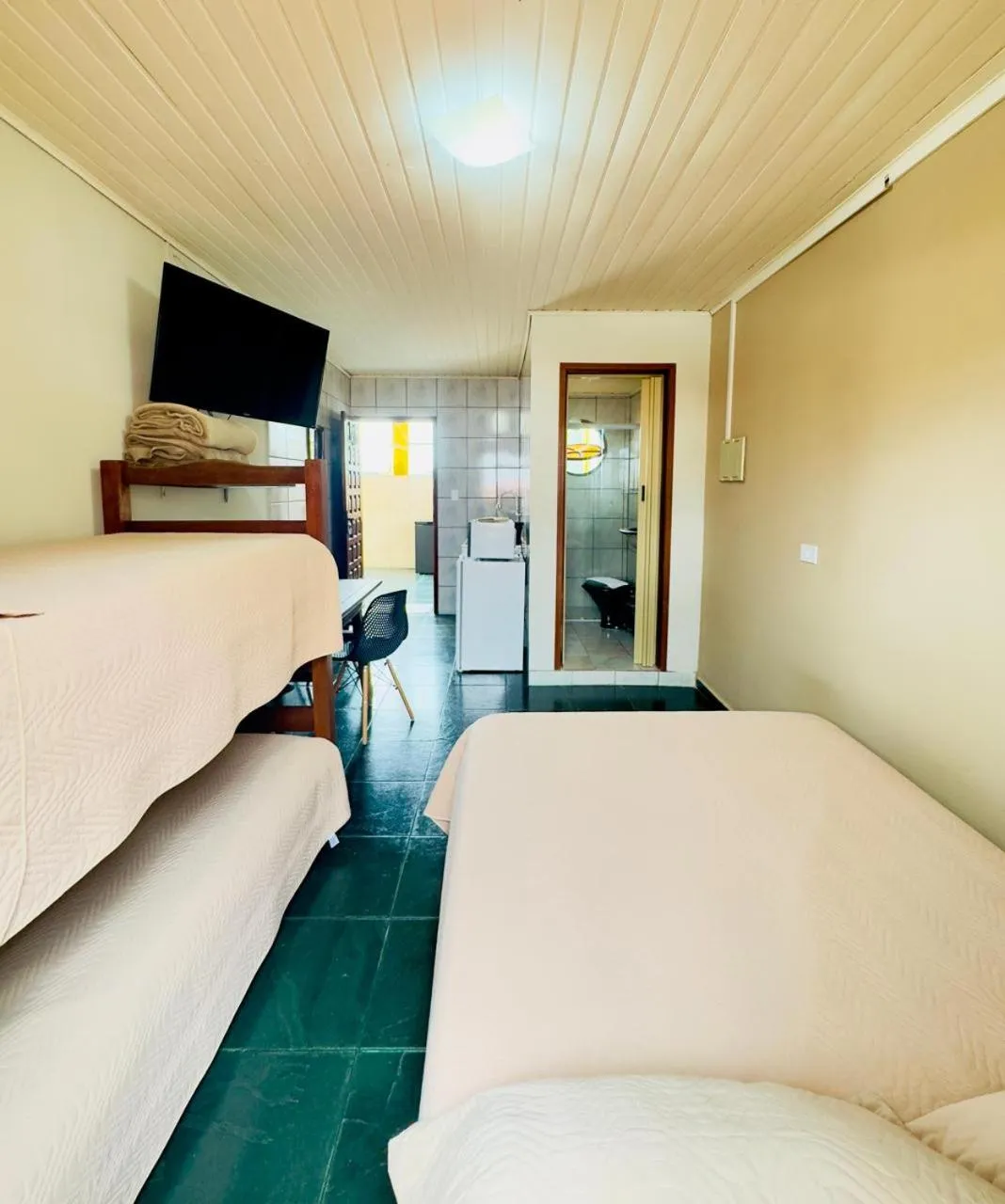 Bed in Pousada Amanhecer do Itaguá