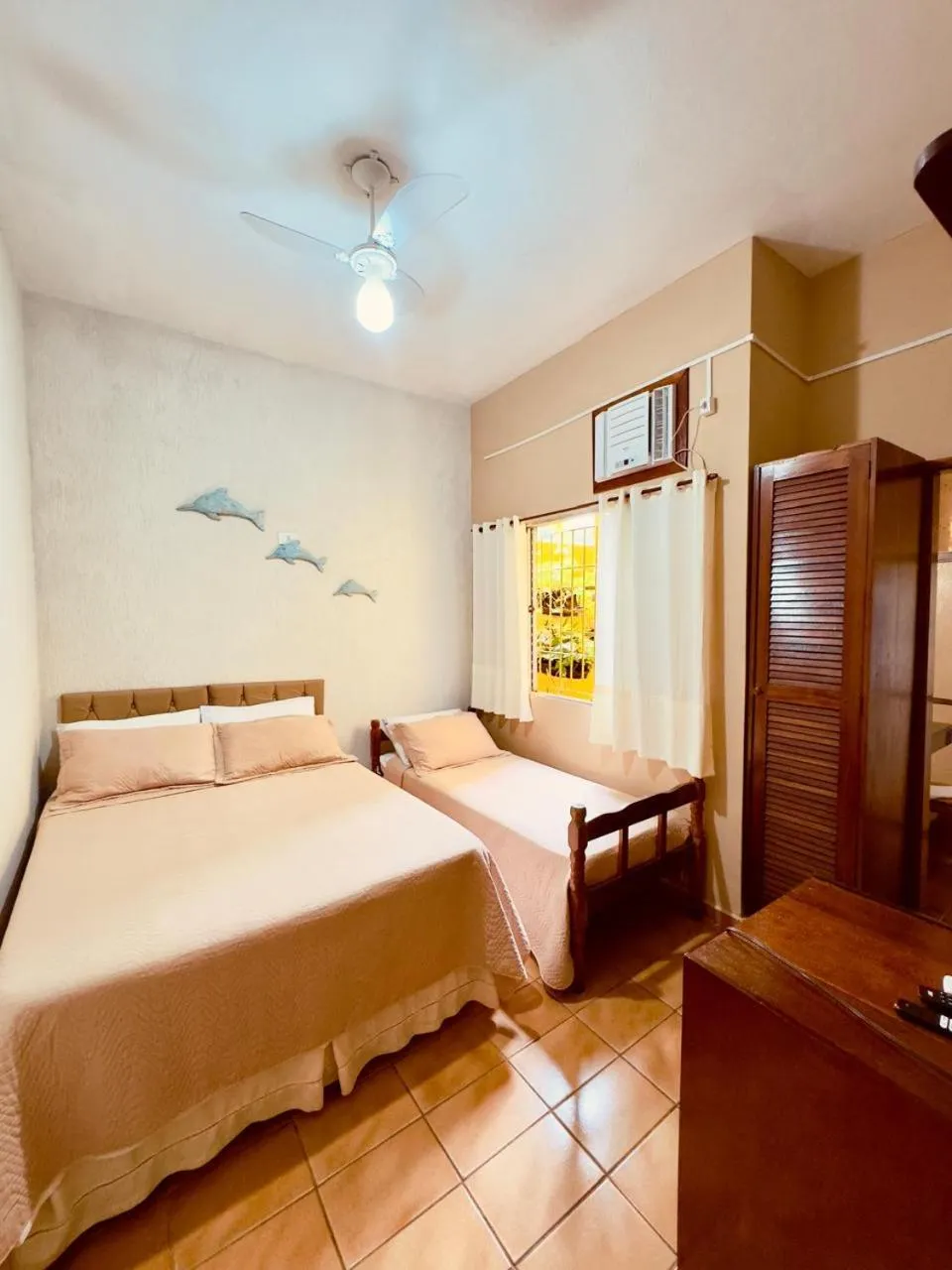 Bed in Pousada Amanhecer do Itaguá