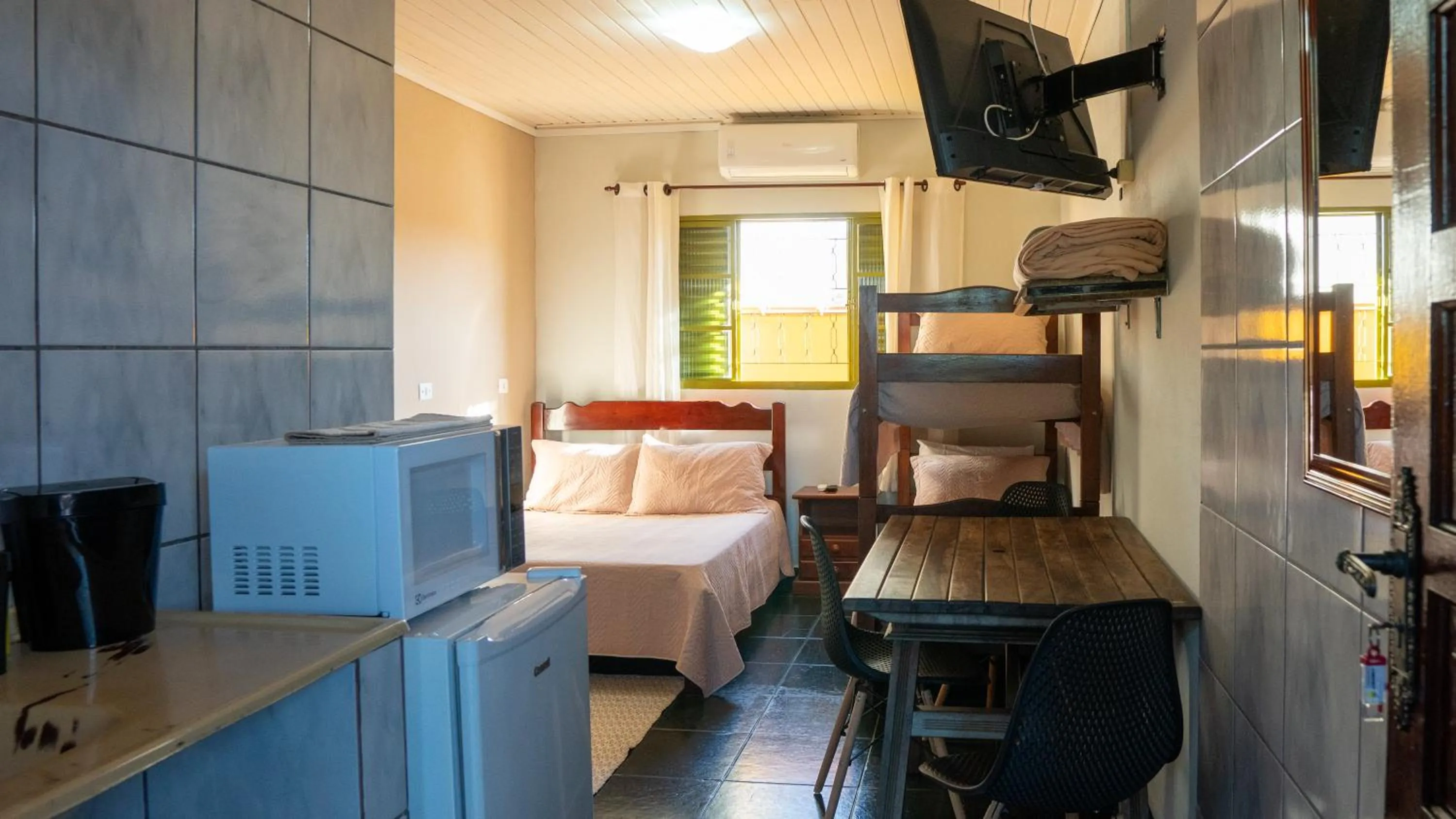 Bed in Pousada Amanhecer do Itaguá