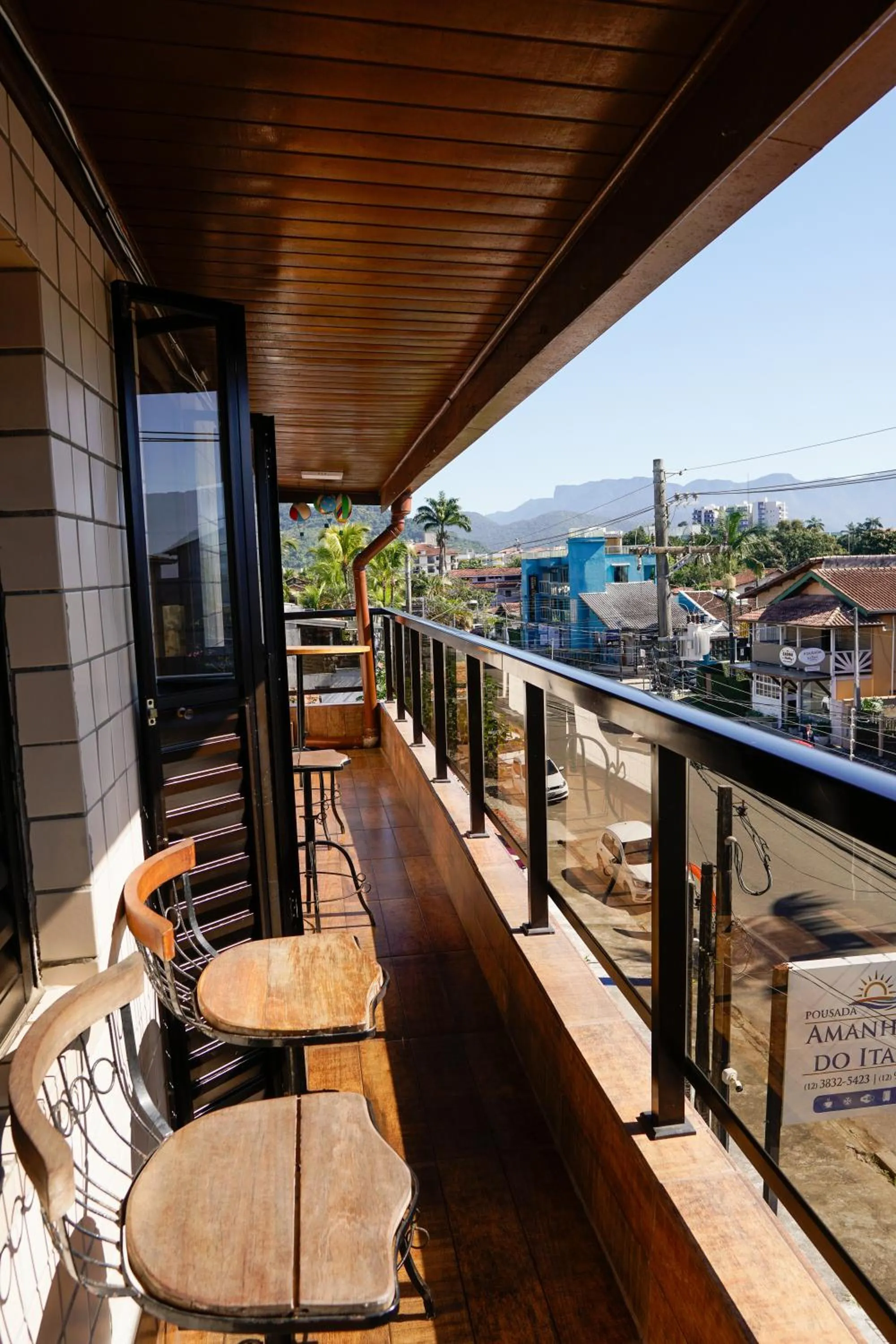 Balcony/Terrace in Pousada Amanhecer do Itaguá