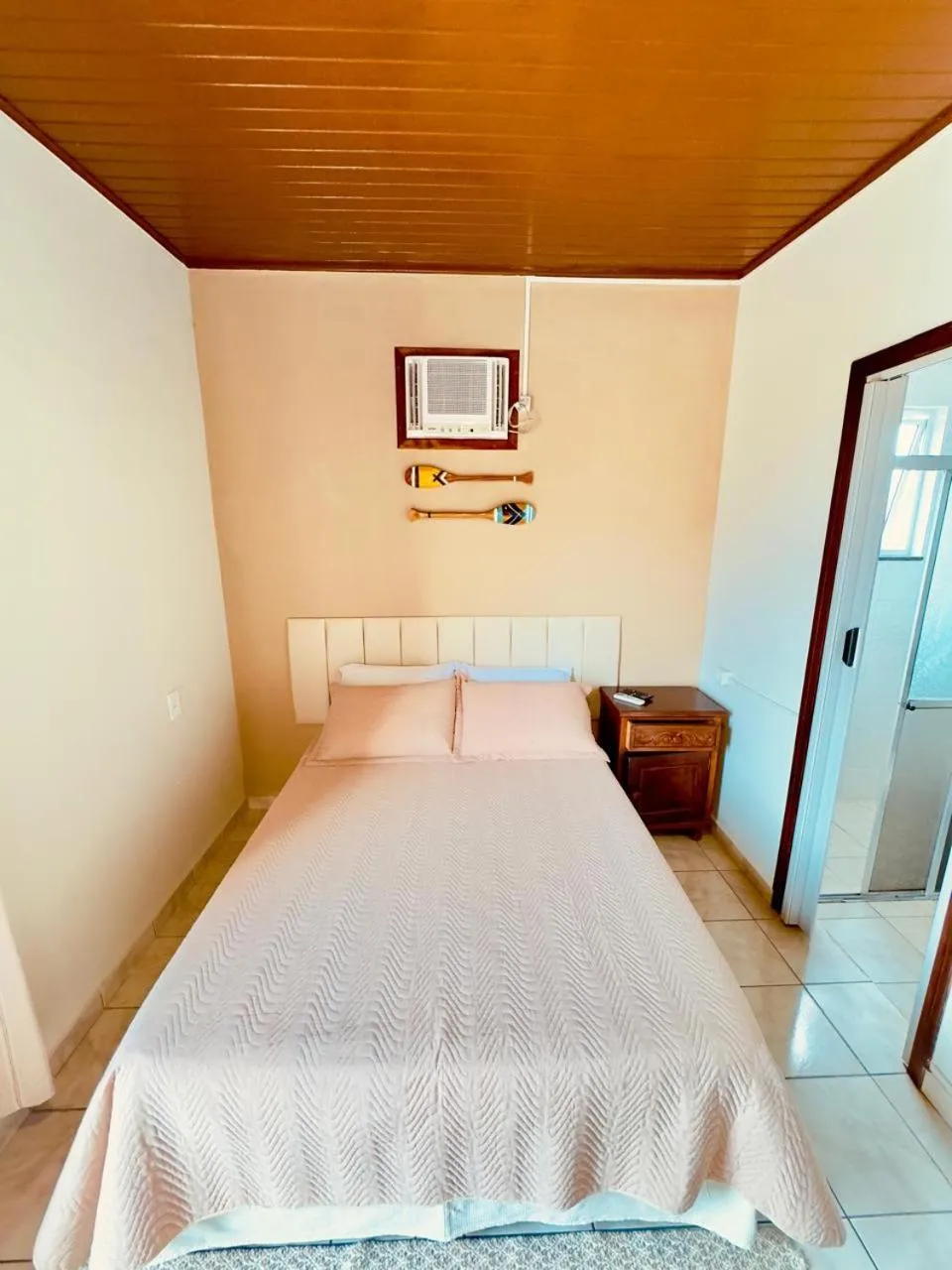 Bed in Pousada Amanhecer do Itaguá