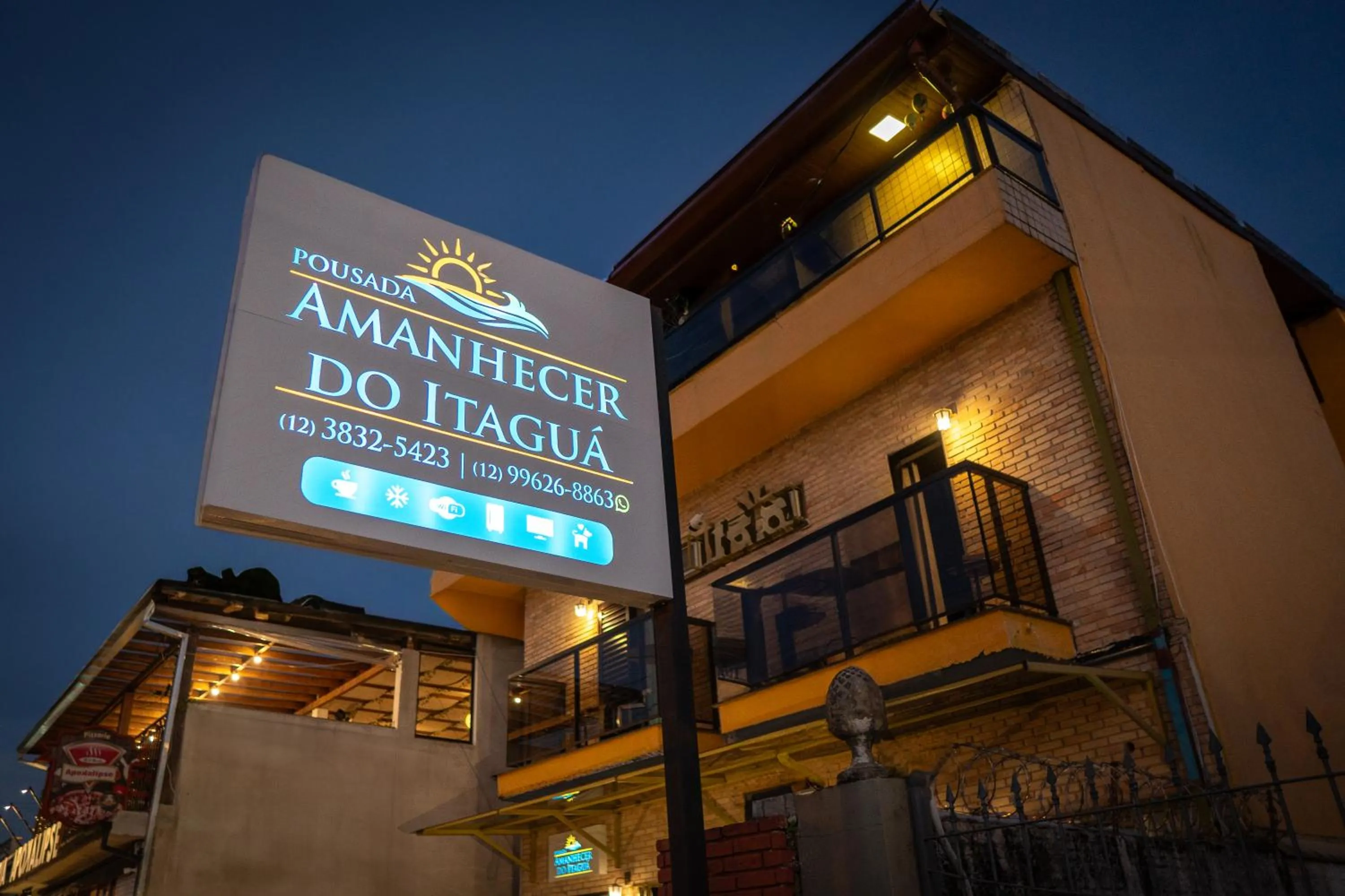 Facade/entrance in Pousada Amanhecer do Itaguá