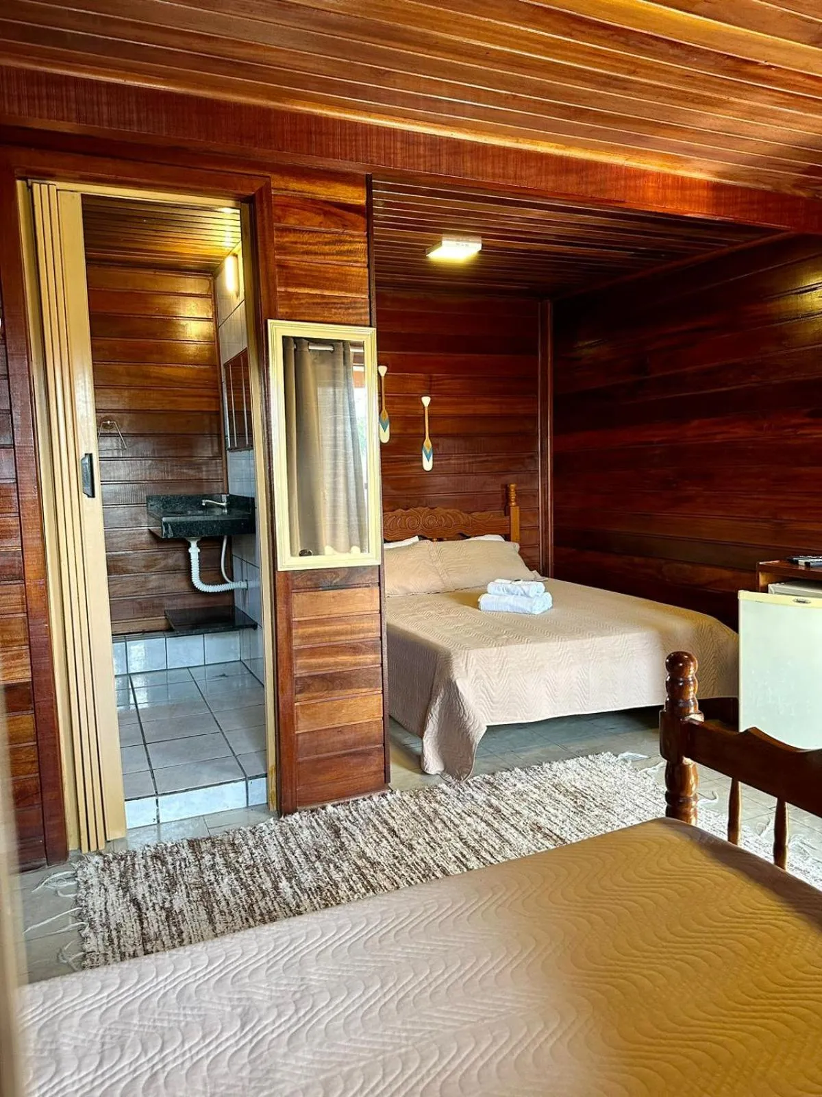 Bed in Pousada Amanhecer do Itaguá