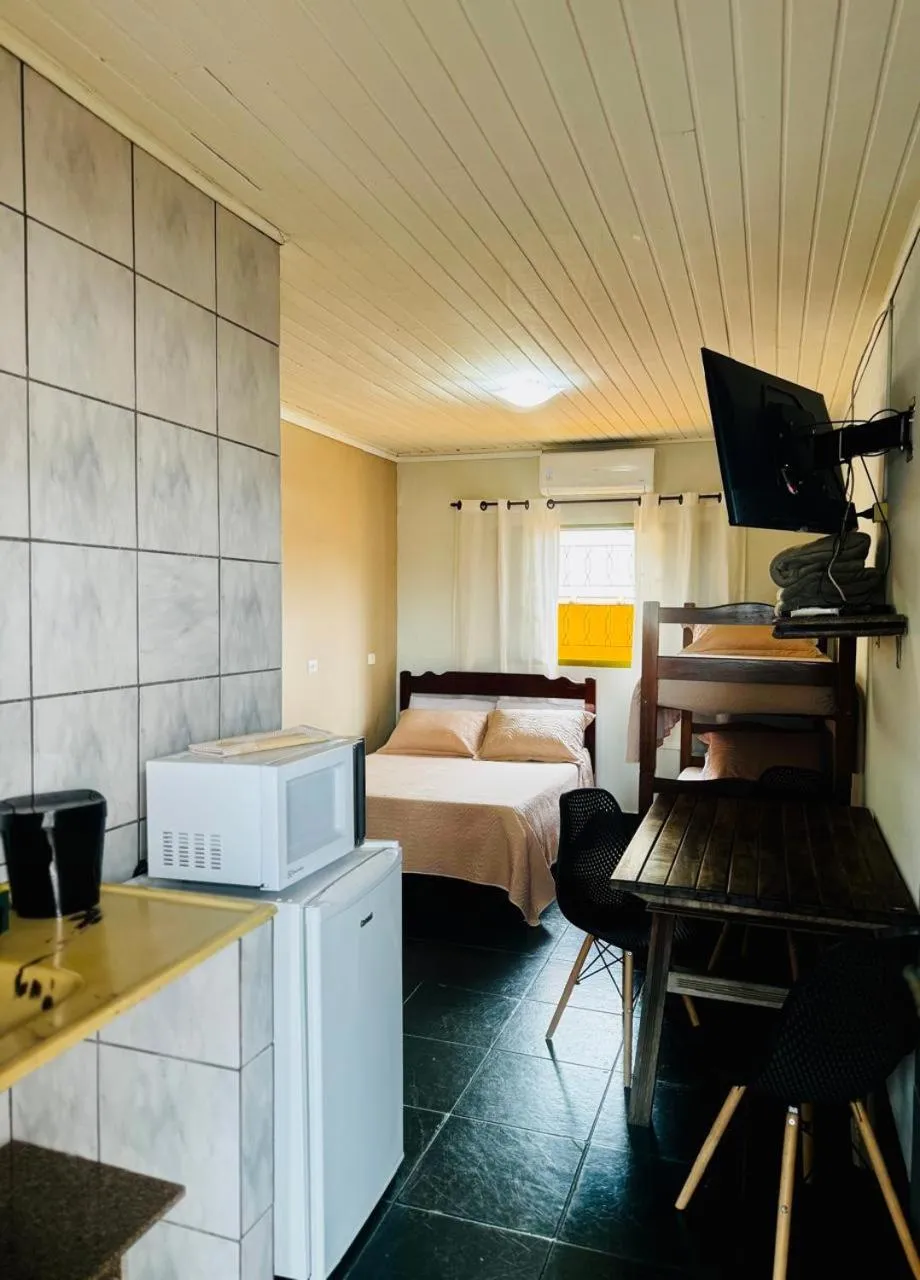 Bed in Pousada Amanhecer do Itaguá