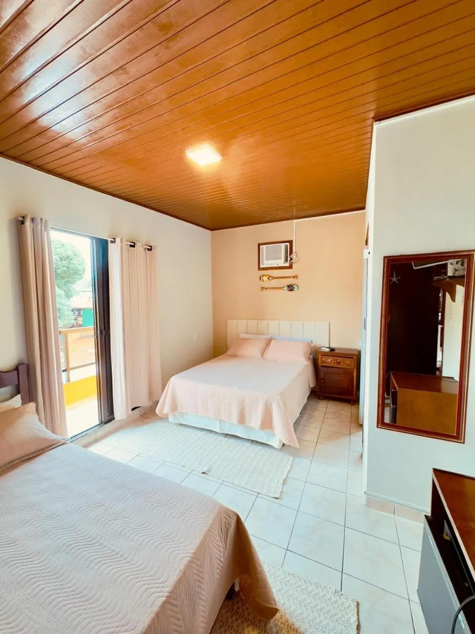 Bed in Pousada Amanhecer do Itaguá