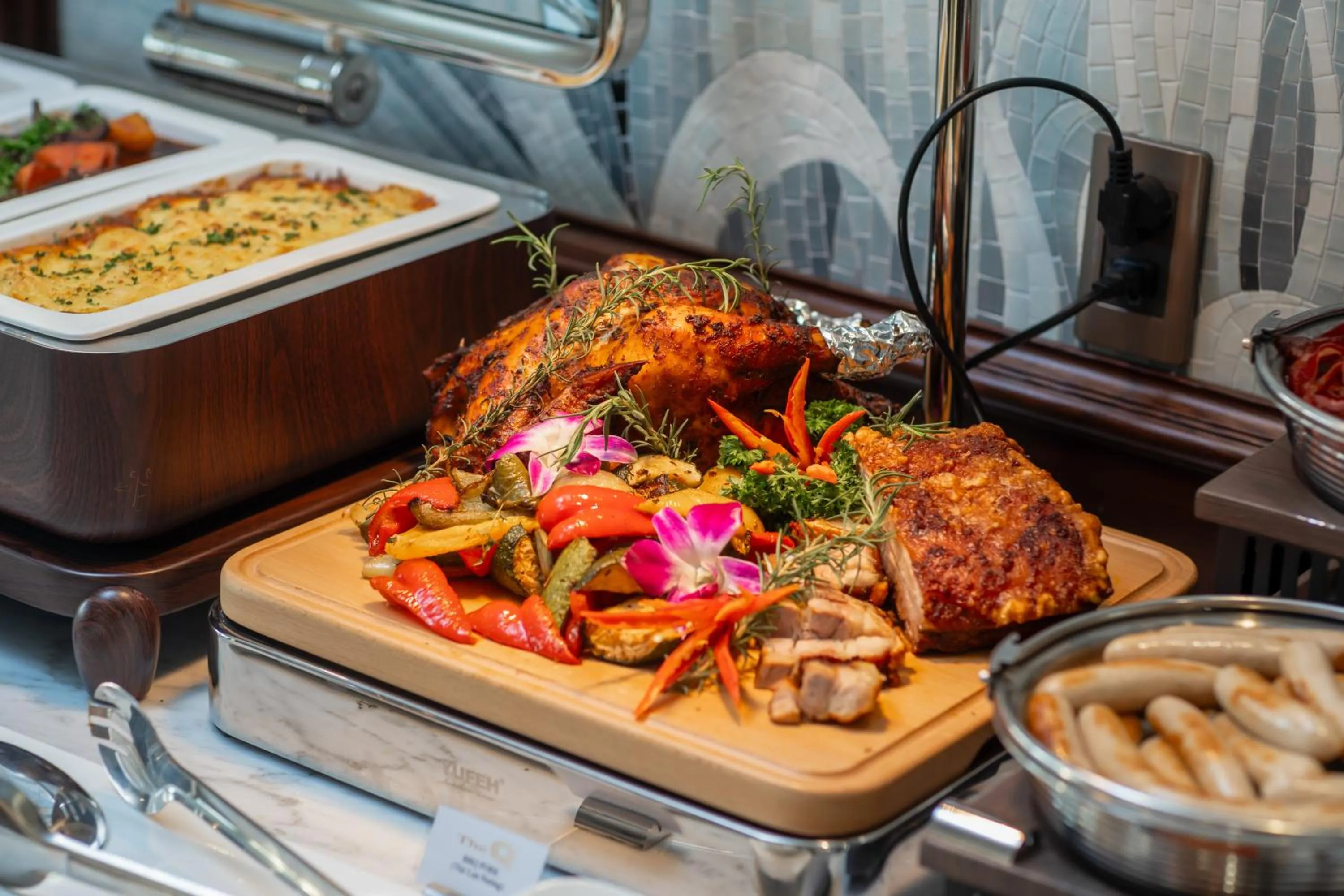 Buffet breakfast in The Q Boutique Hotel