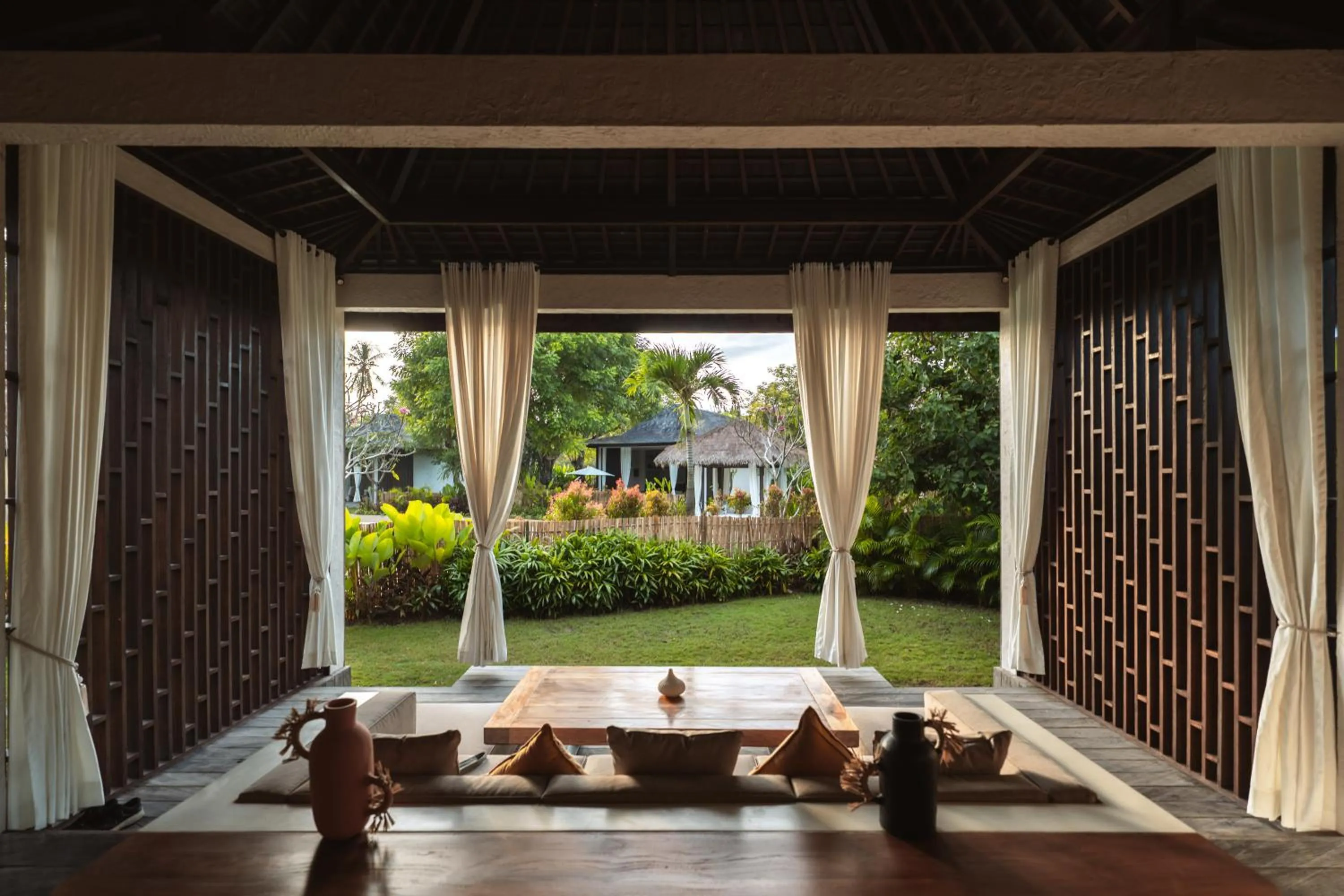 Garden view in Kuara Lombok