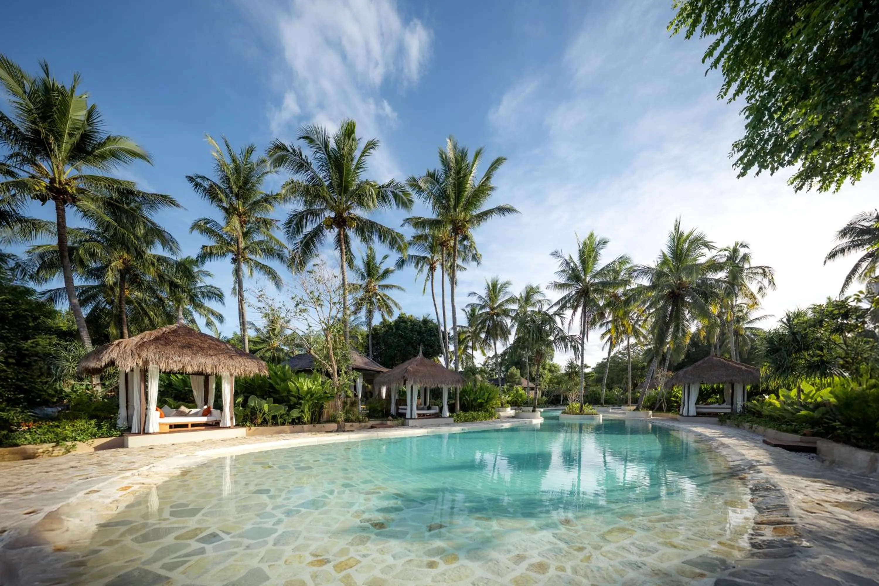 Swimming pool in Kuara Lombok