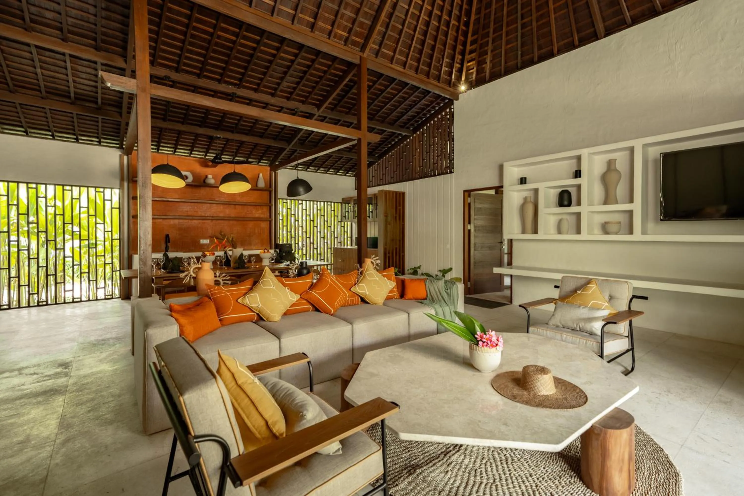 Living room in Kuara Lombok