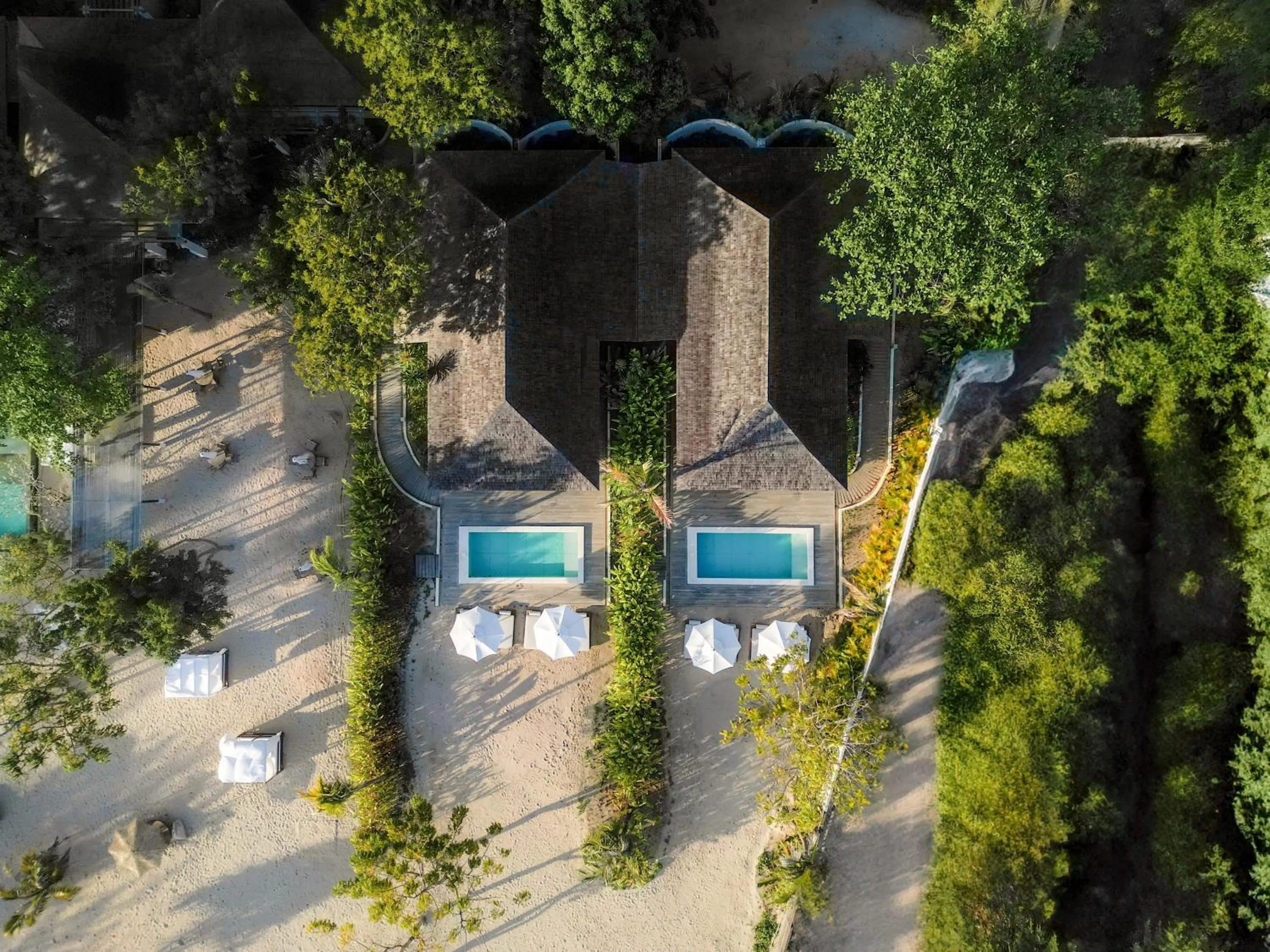 Bird's eye view in Kuara Lombok