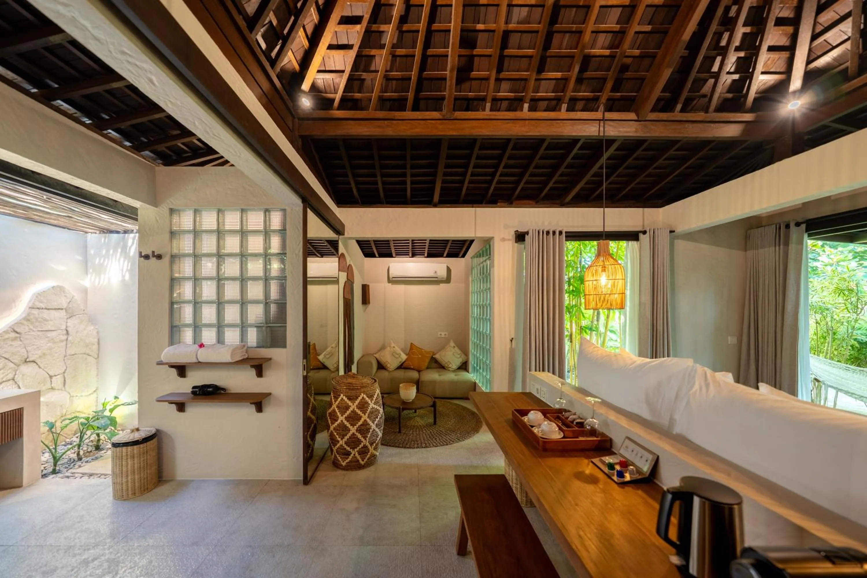 Dining area in Kuara Lombok