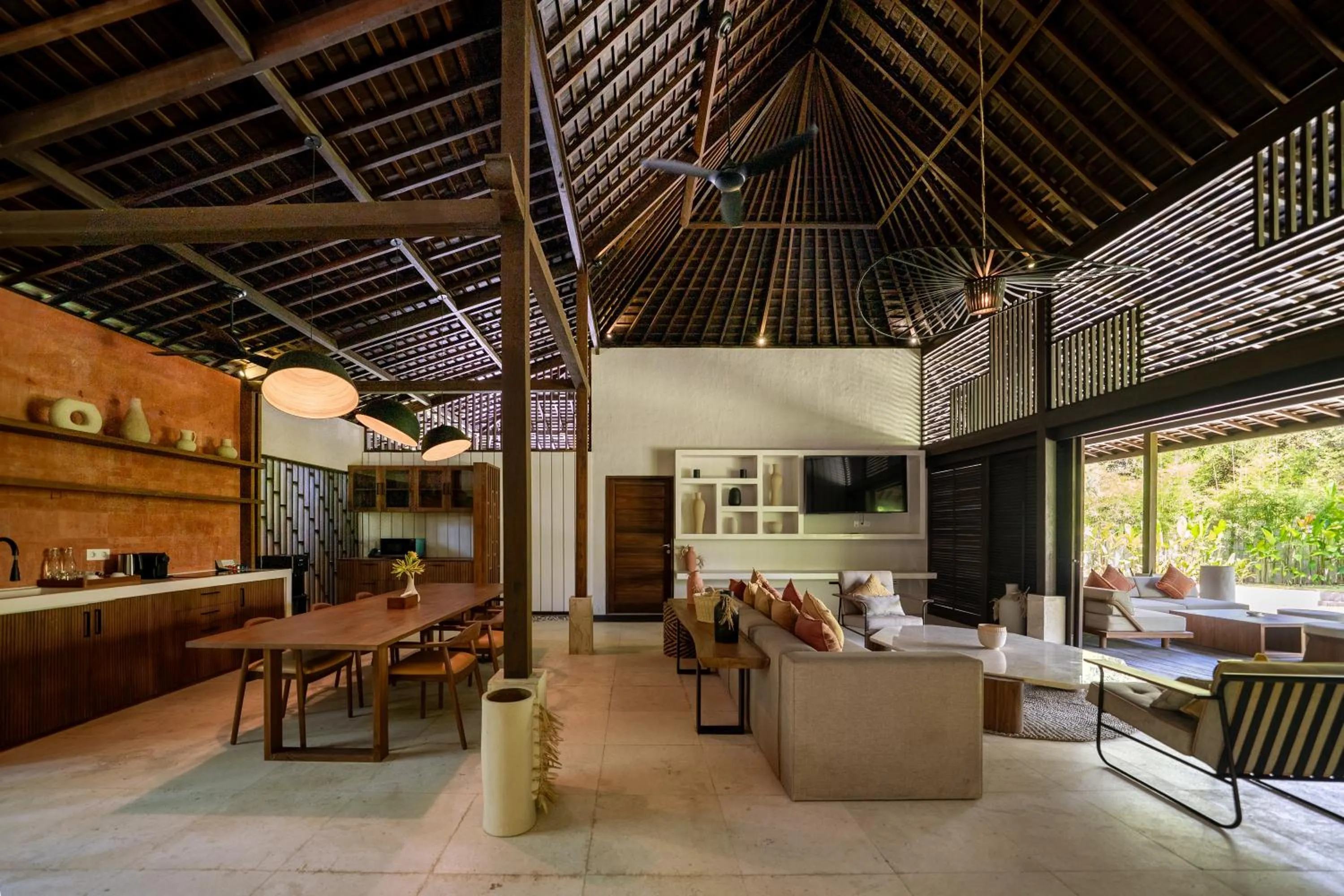 Seating area in Kuara Lombok