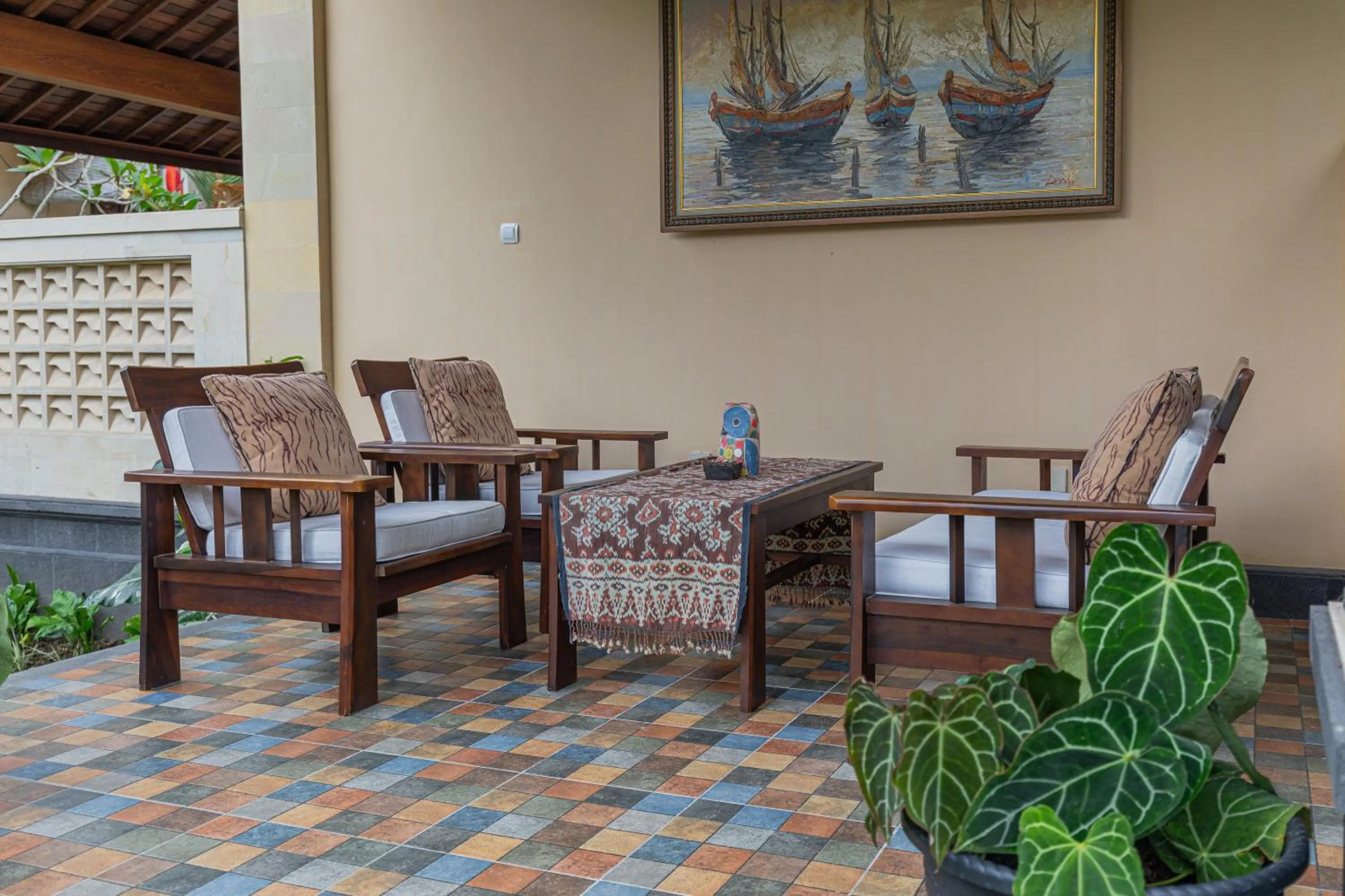 Living room in Campuhan Guesthouse