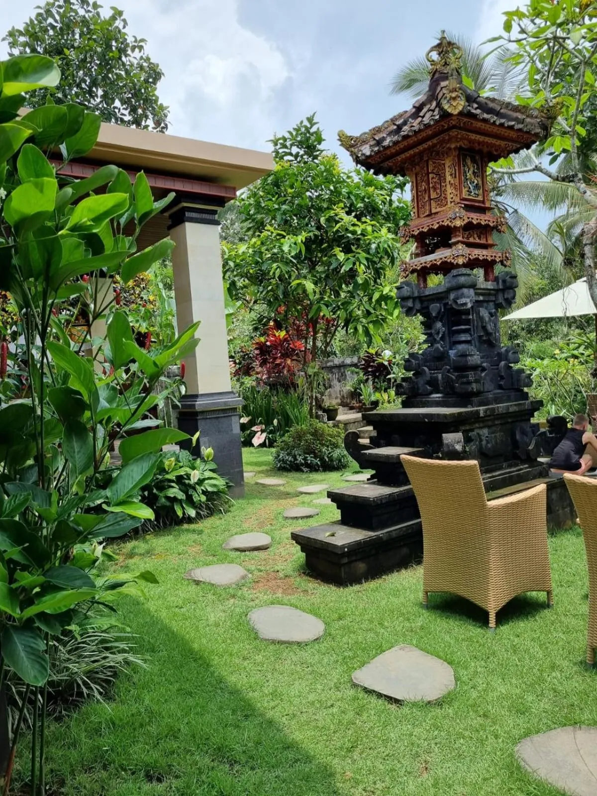 Garden view in Campuhan Guesthouse