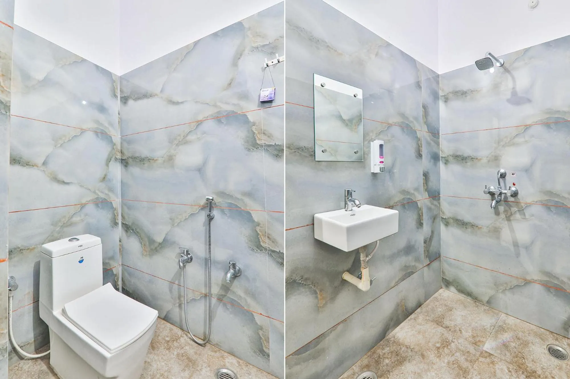 Bathroom in FabHotel Shree Venkatesh Nileyam