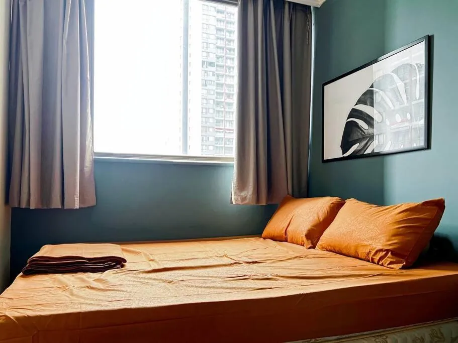 Bed in Large and Strategic Apt 3BR with WiFi & Pool