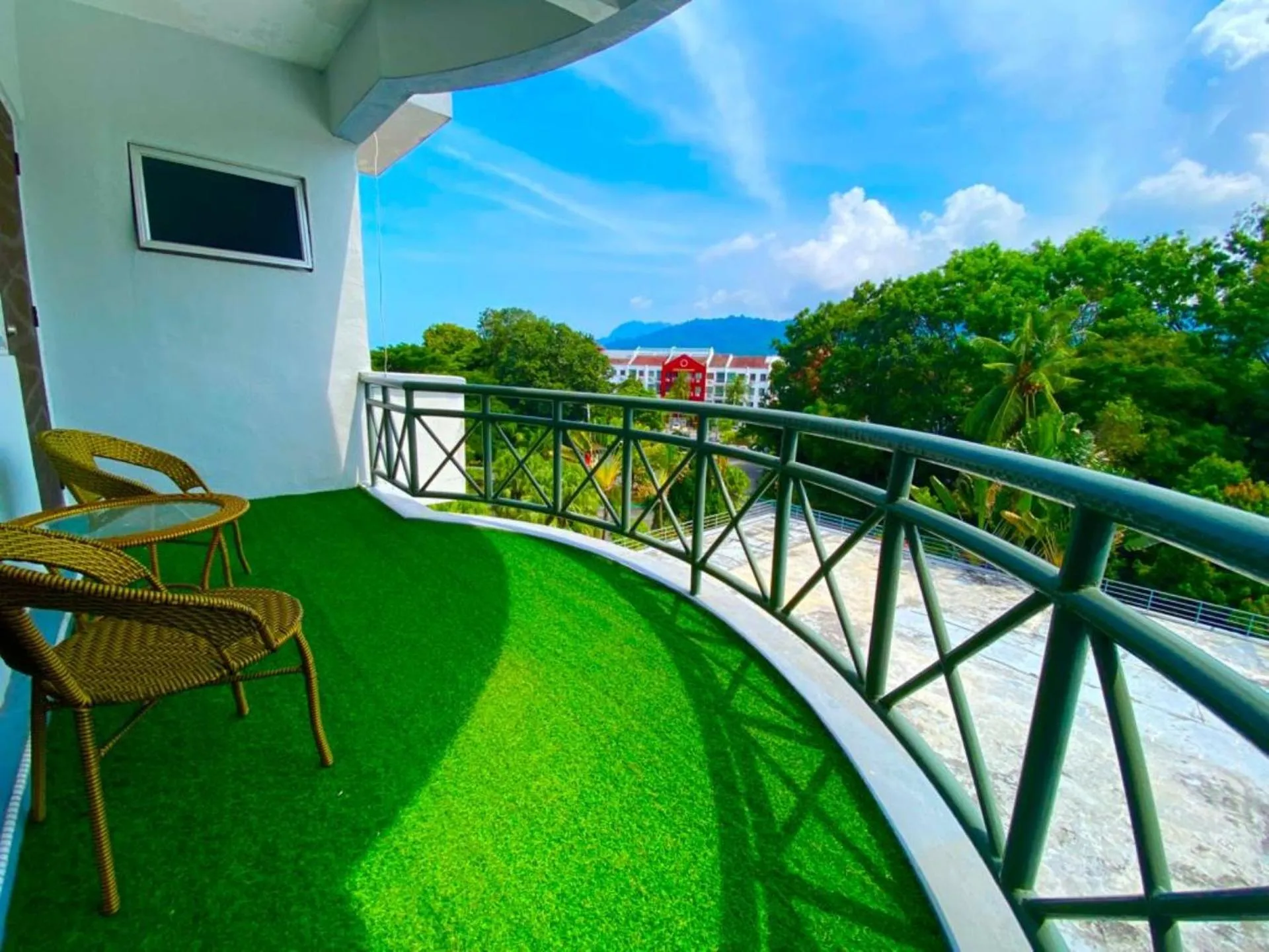 Balcony/Terrace in Perdana Serviced Apartment & Resorts