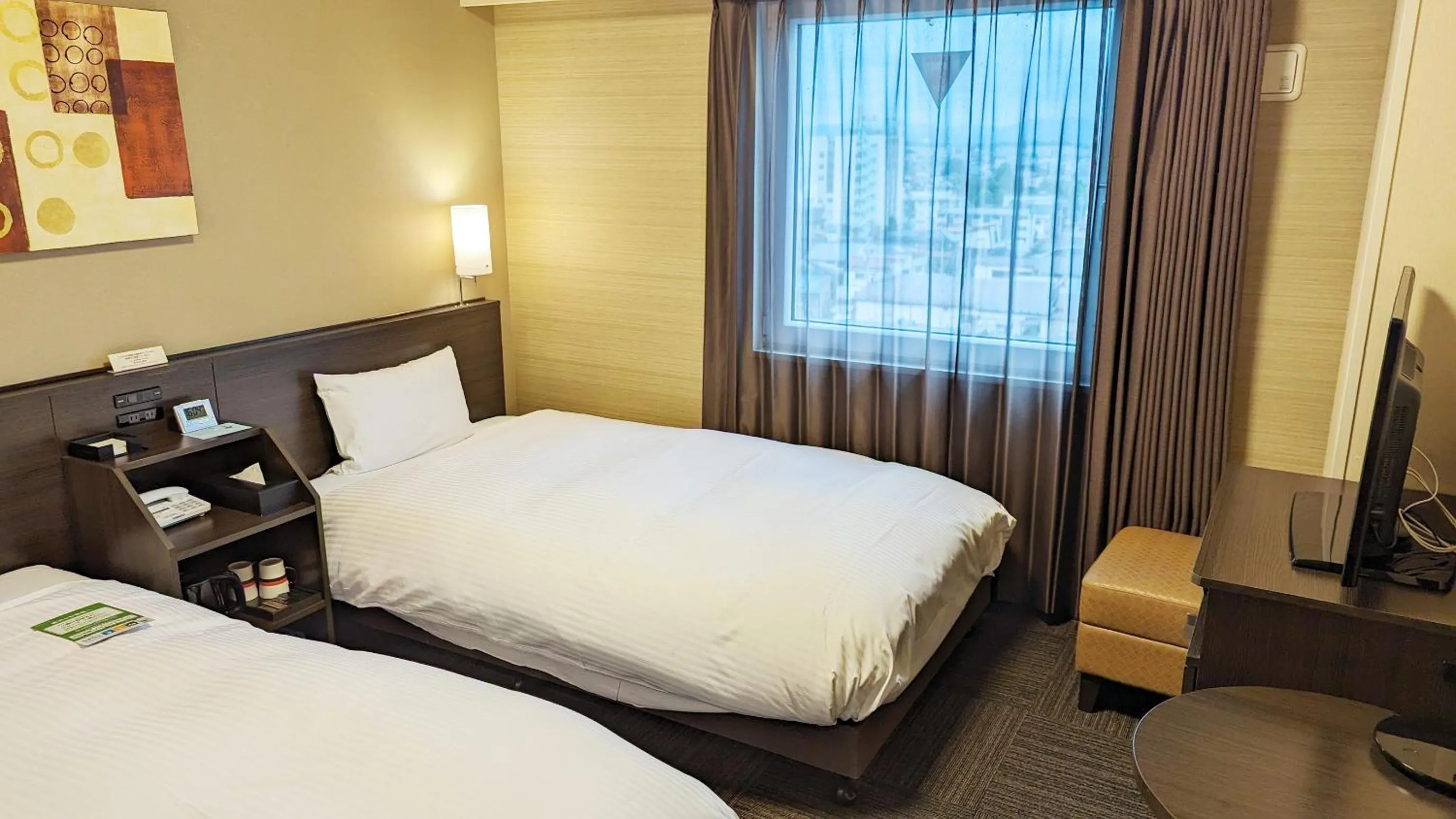 Bedroom, Bed in Hotel Route-Inn Oshu