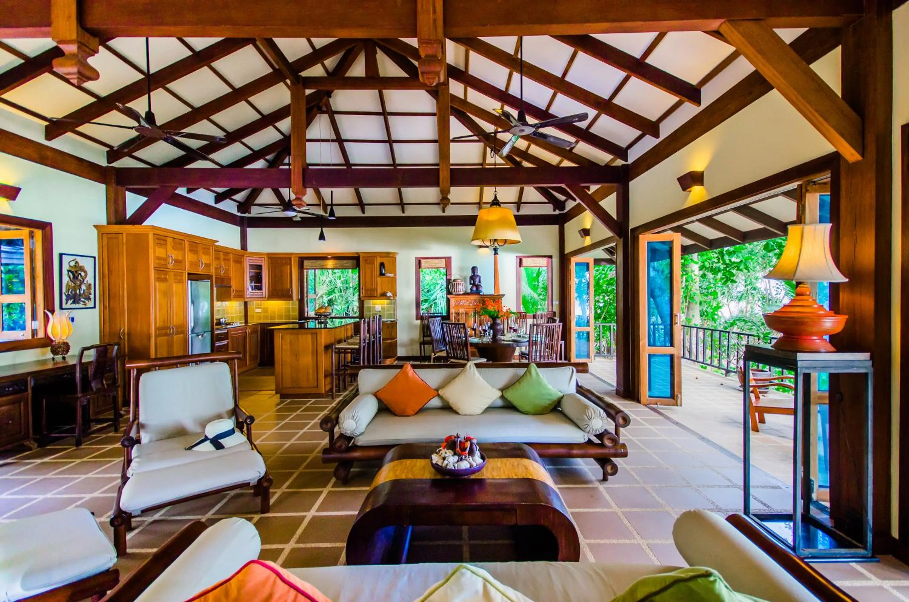 Living room in Koh Jum Beach Villas "A member of Secret Retreats"