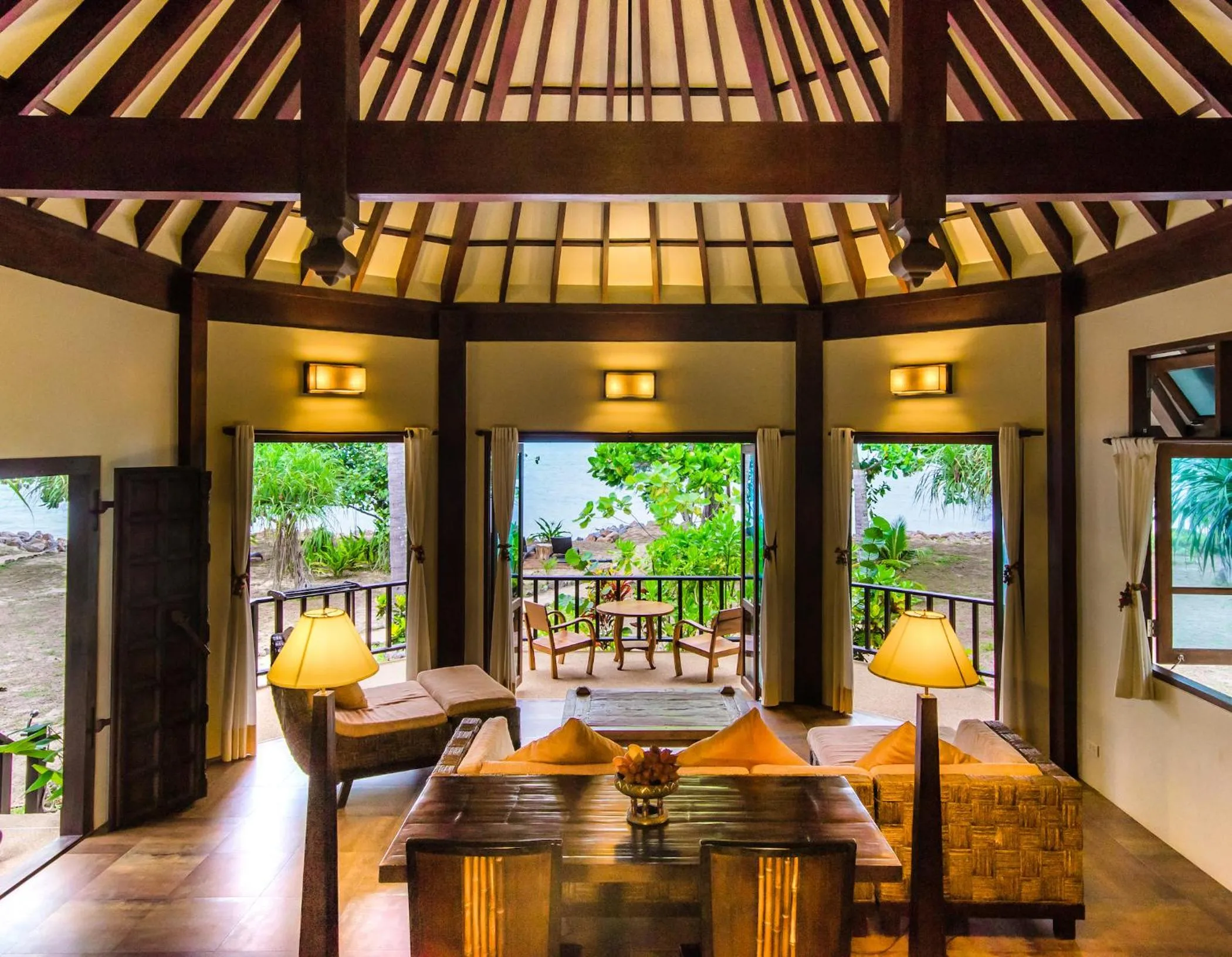 Living room in Koh Jum Beach Villas "A member of Secret Retreats"