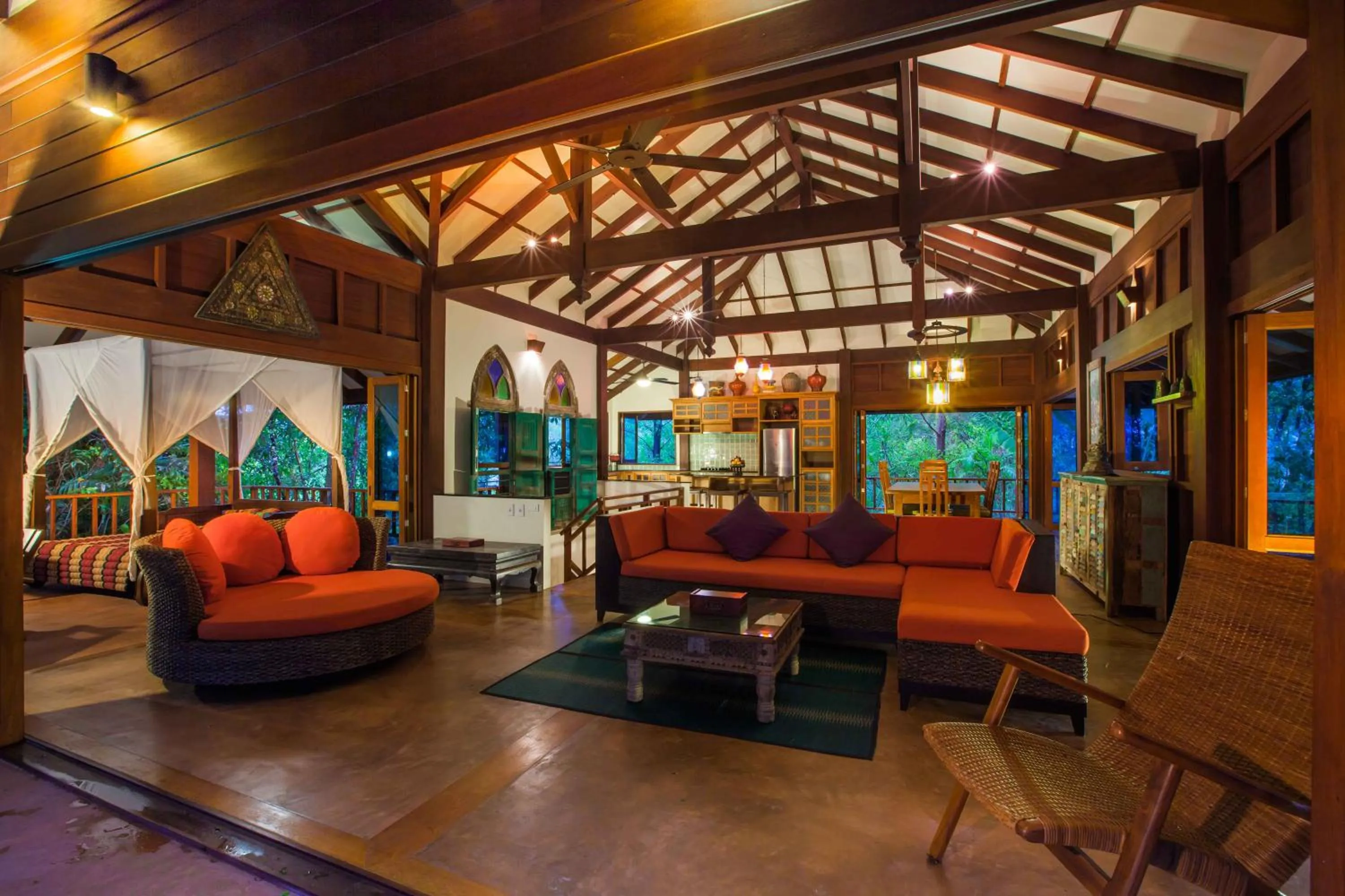 Living room in Koh Jum Beach Villas "A member of Secret Retreats"