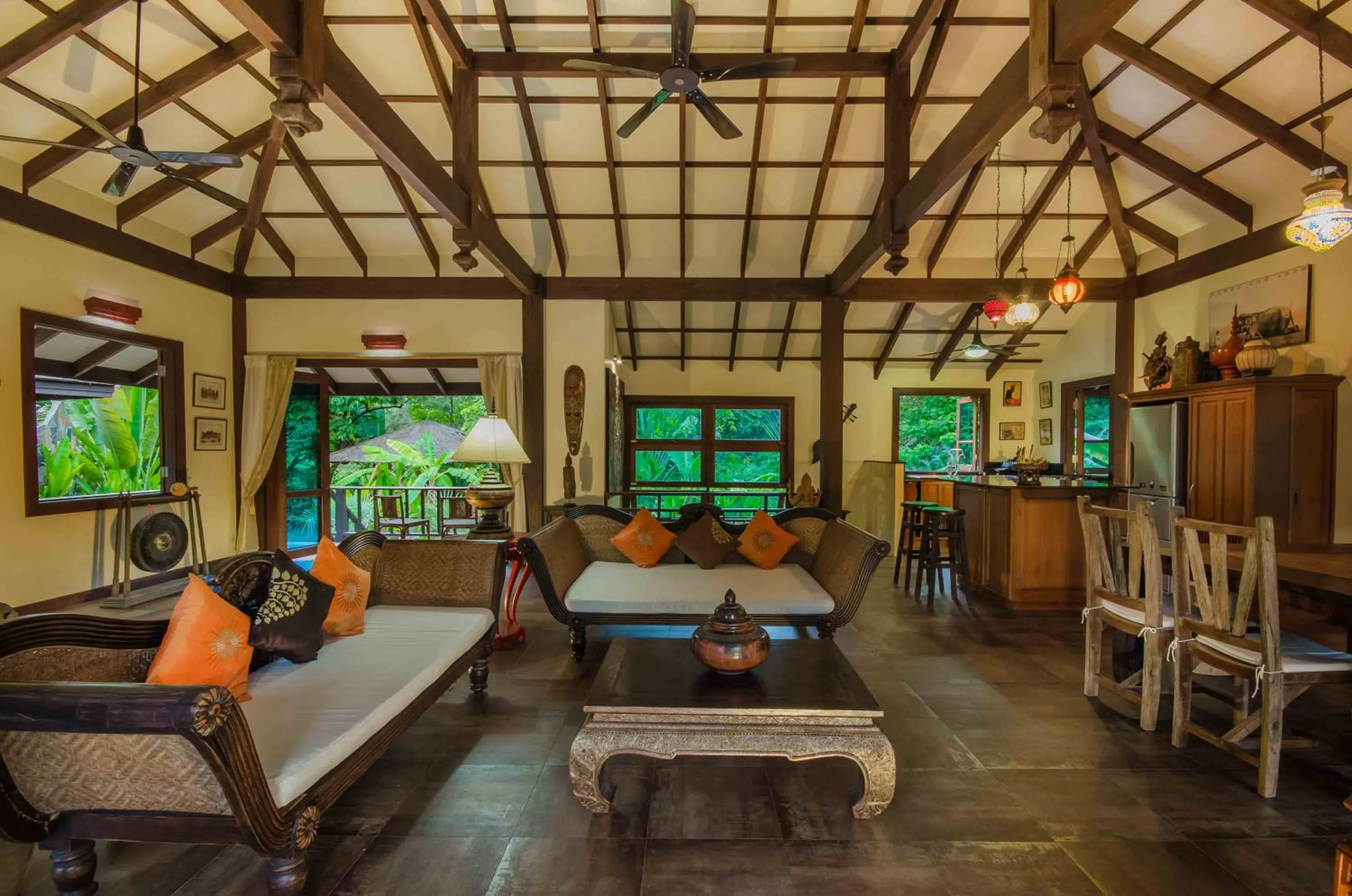 Living room in Koh Jum Beach Villas "A member of Secret Retreats"