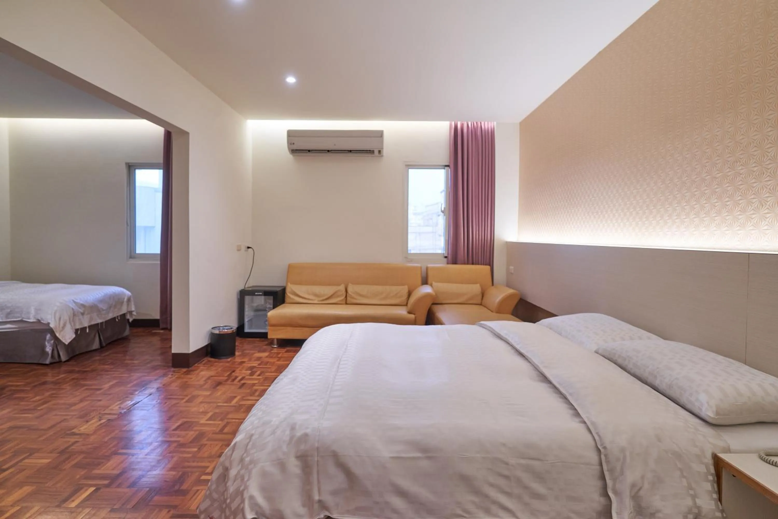 Bed in Yung An Business Hotel