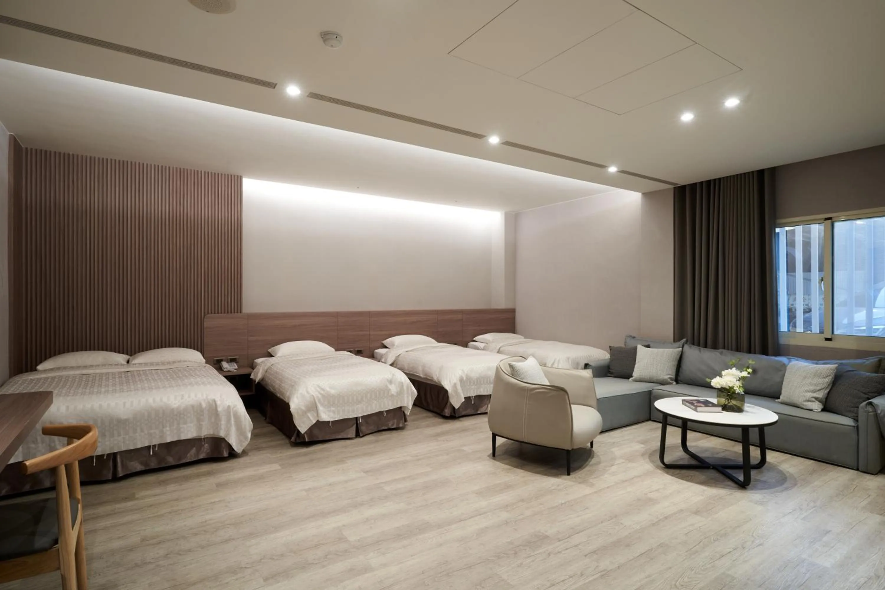 Bed in Yung An Business Hotel