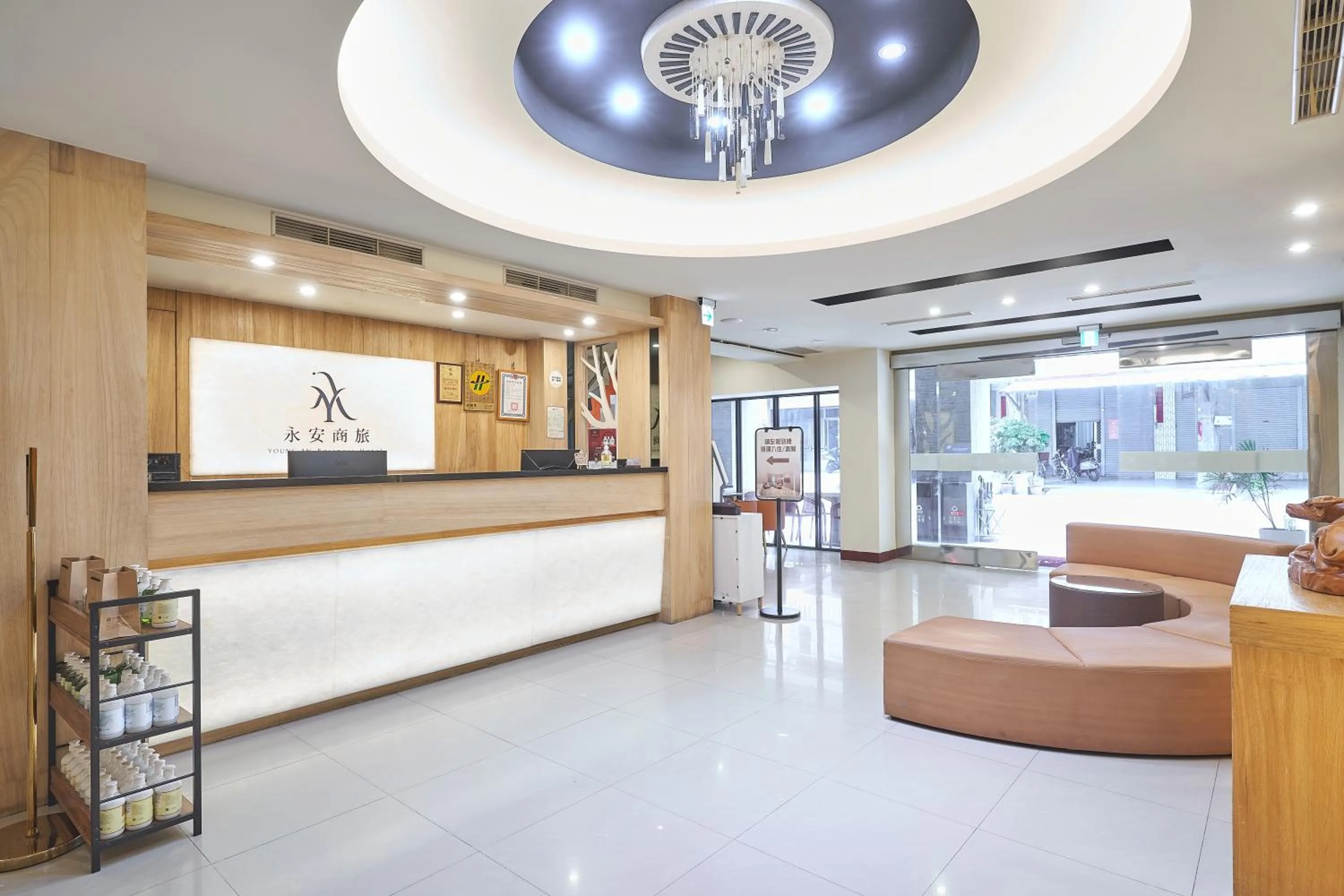 Kitchen or kitchenette in Yung An Business Hotel