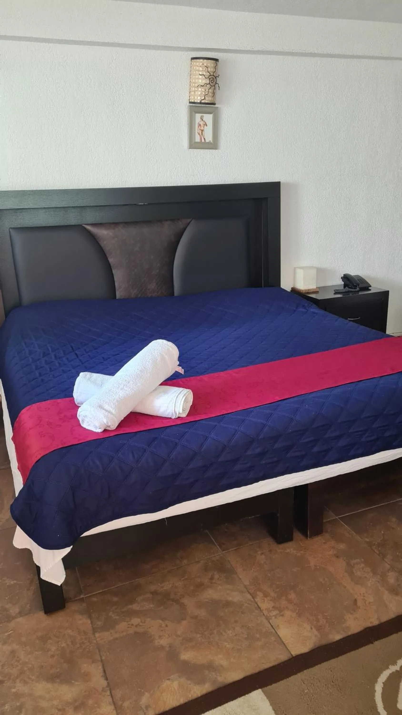 Bed in Hotel Leyenda del Tepozteco