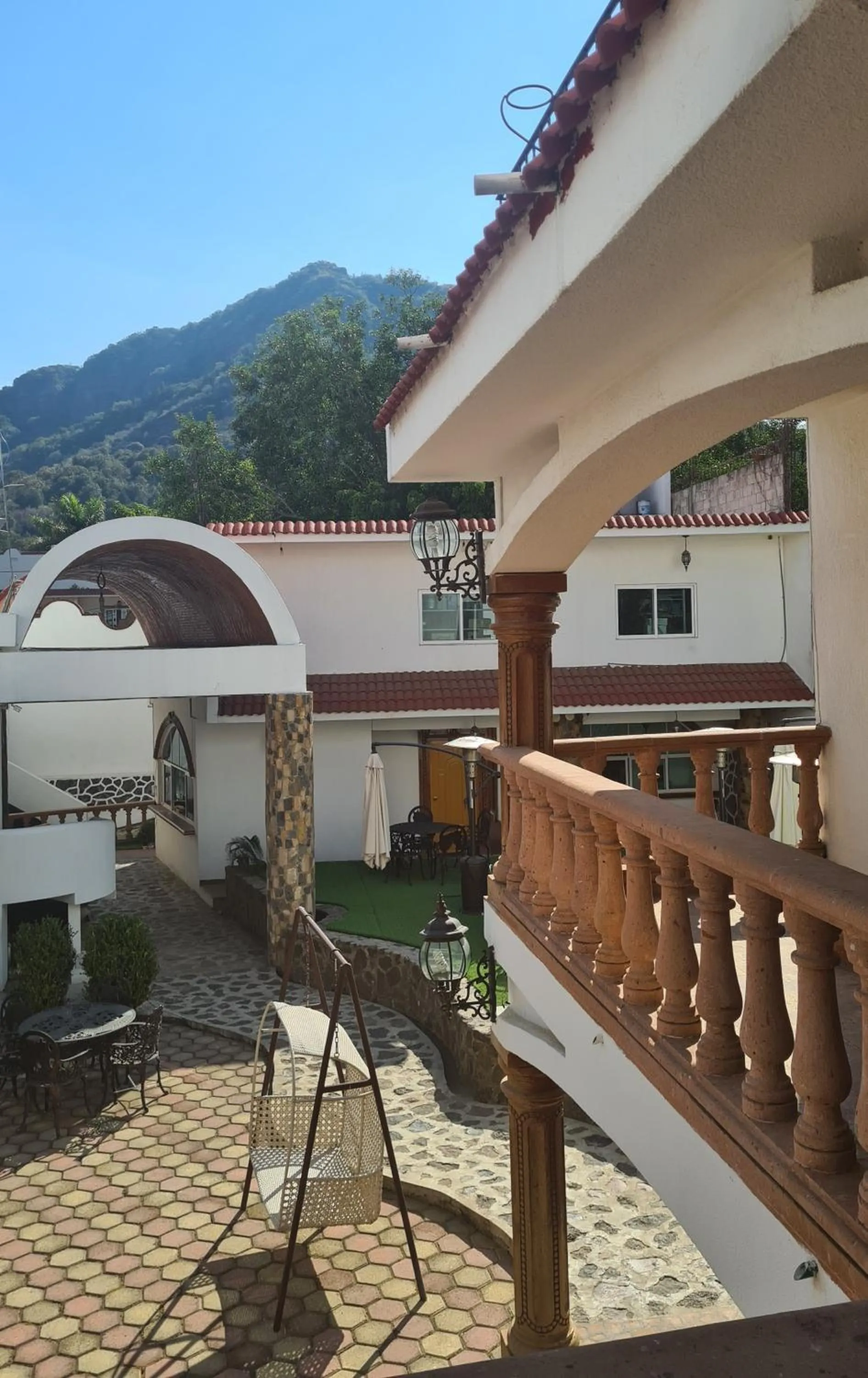 Property building in Hotel Leyenda del Tepozteco
