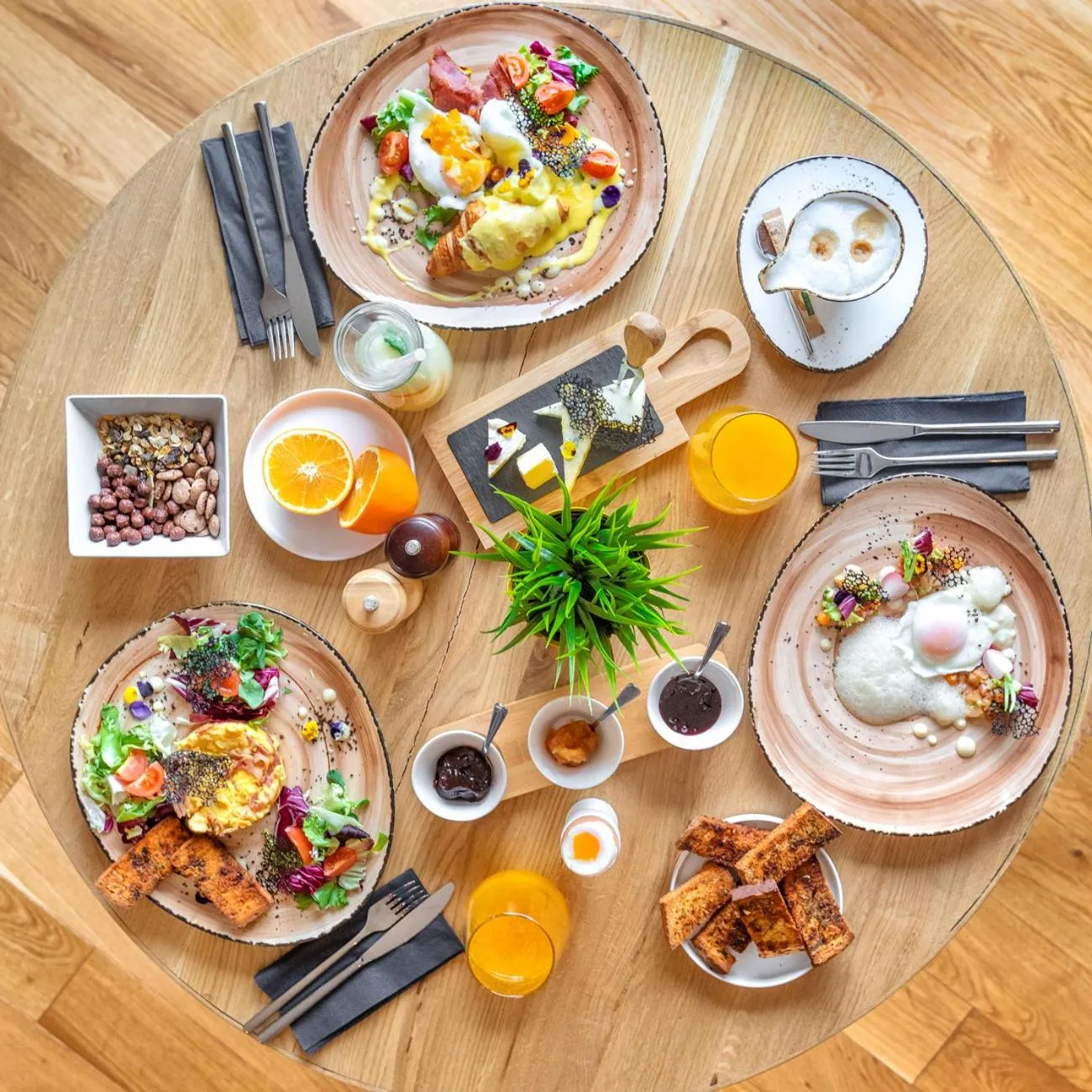 Continental breakfast in UpperHouse Suites & More