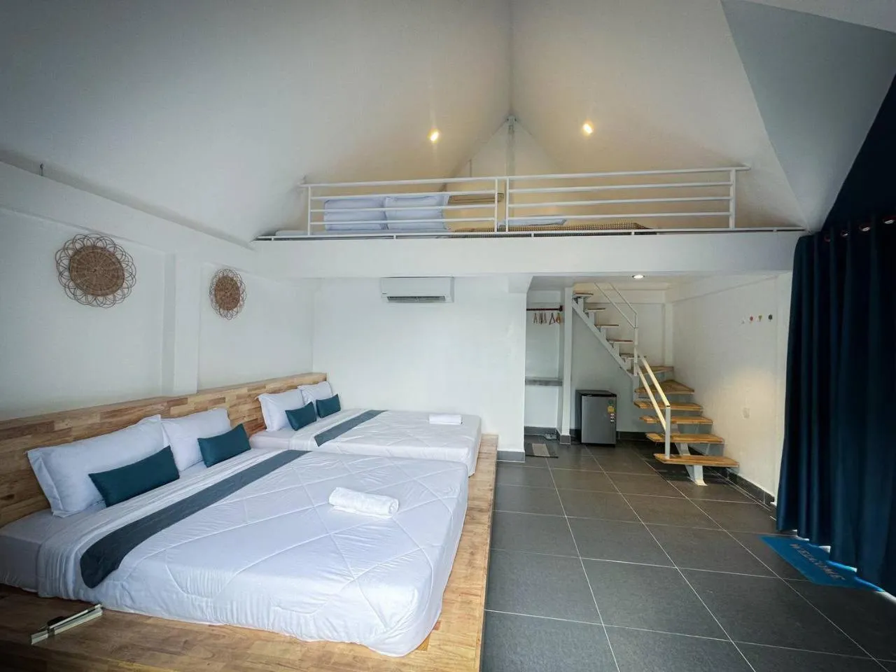 Bed in Kampot River Bungalow by MAMA