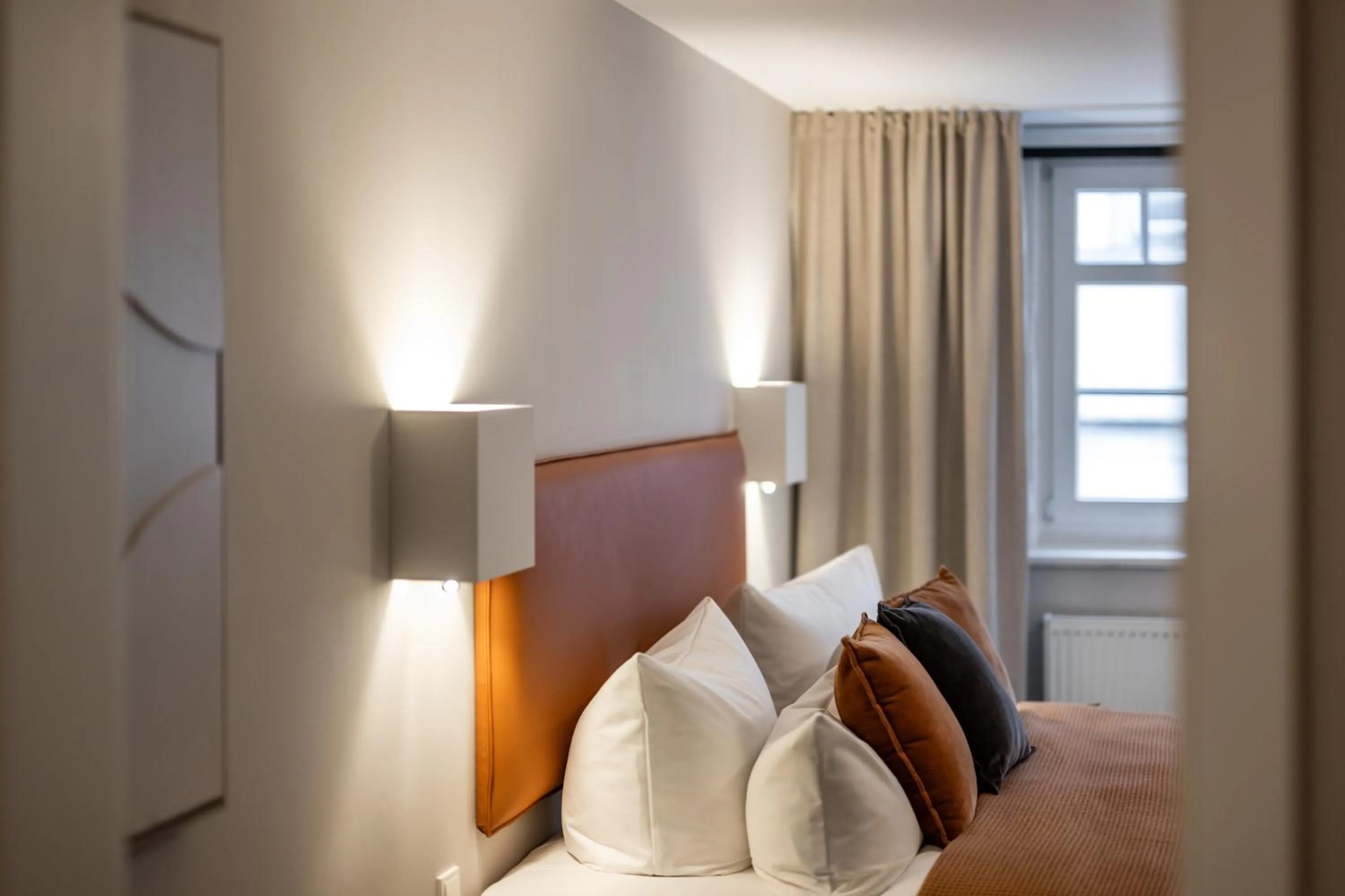 Bed in Hotel Goldene Steig